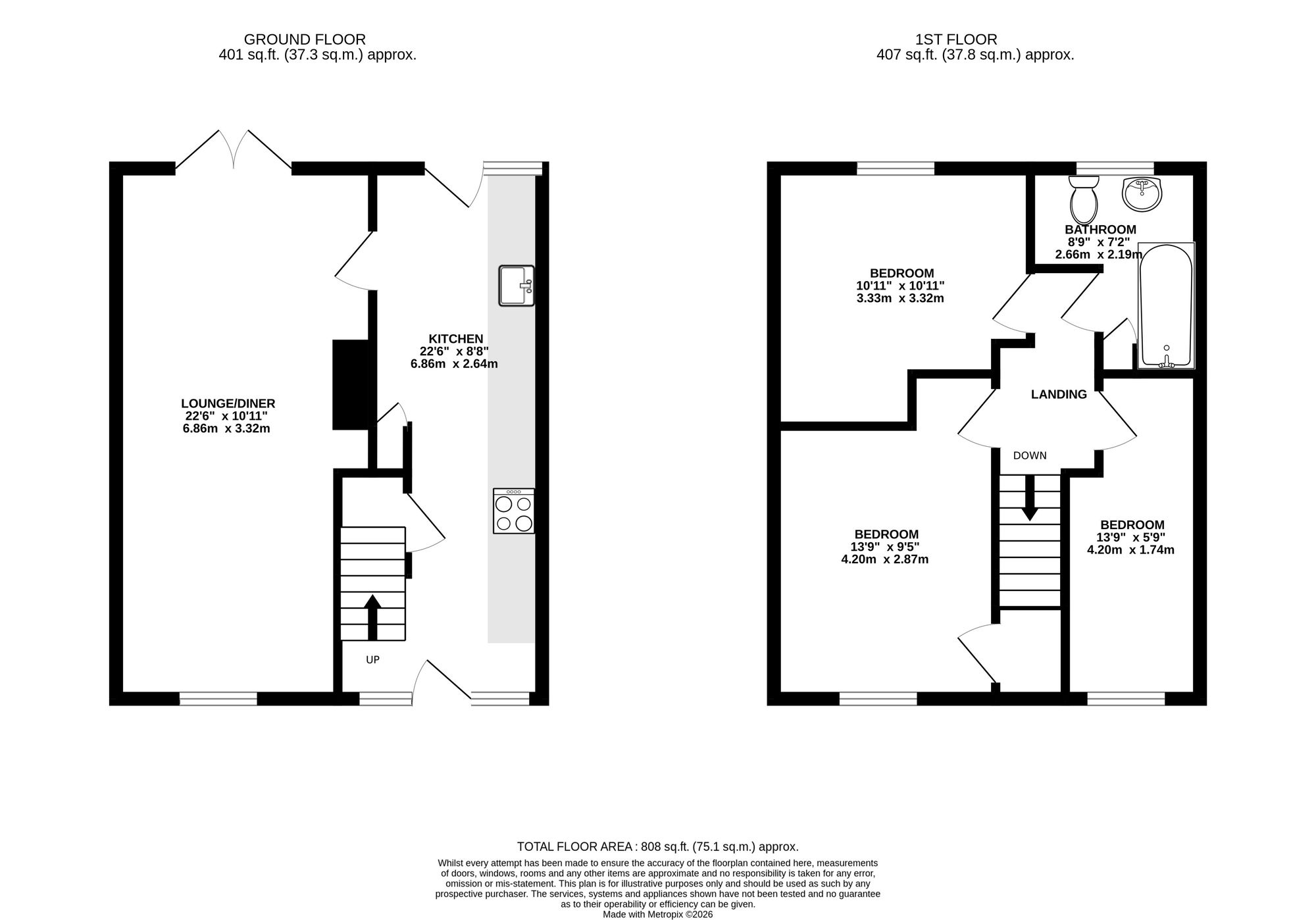 18 Holst Close, Newport floorplan