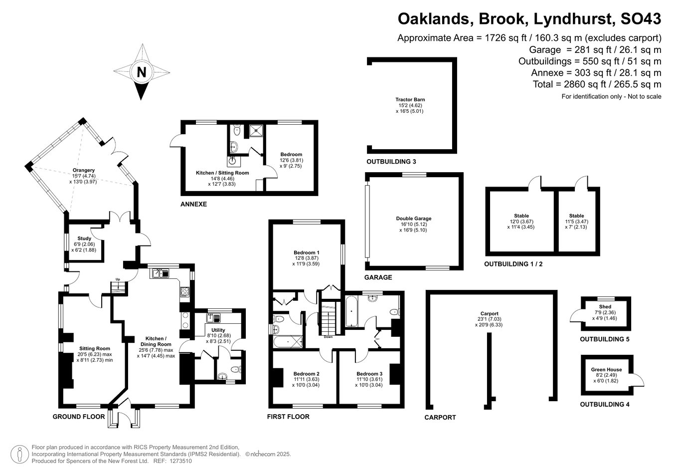 Oaklands, Lyndhurst floorplan