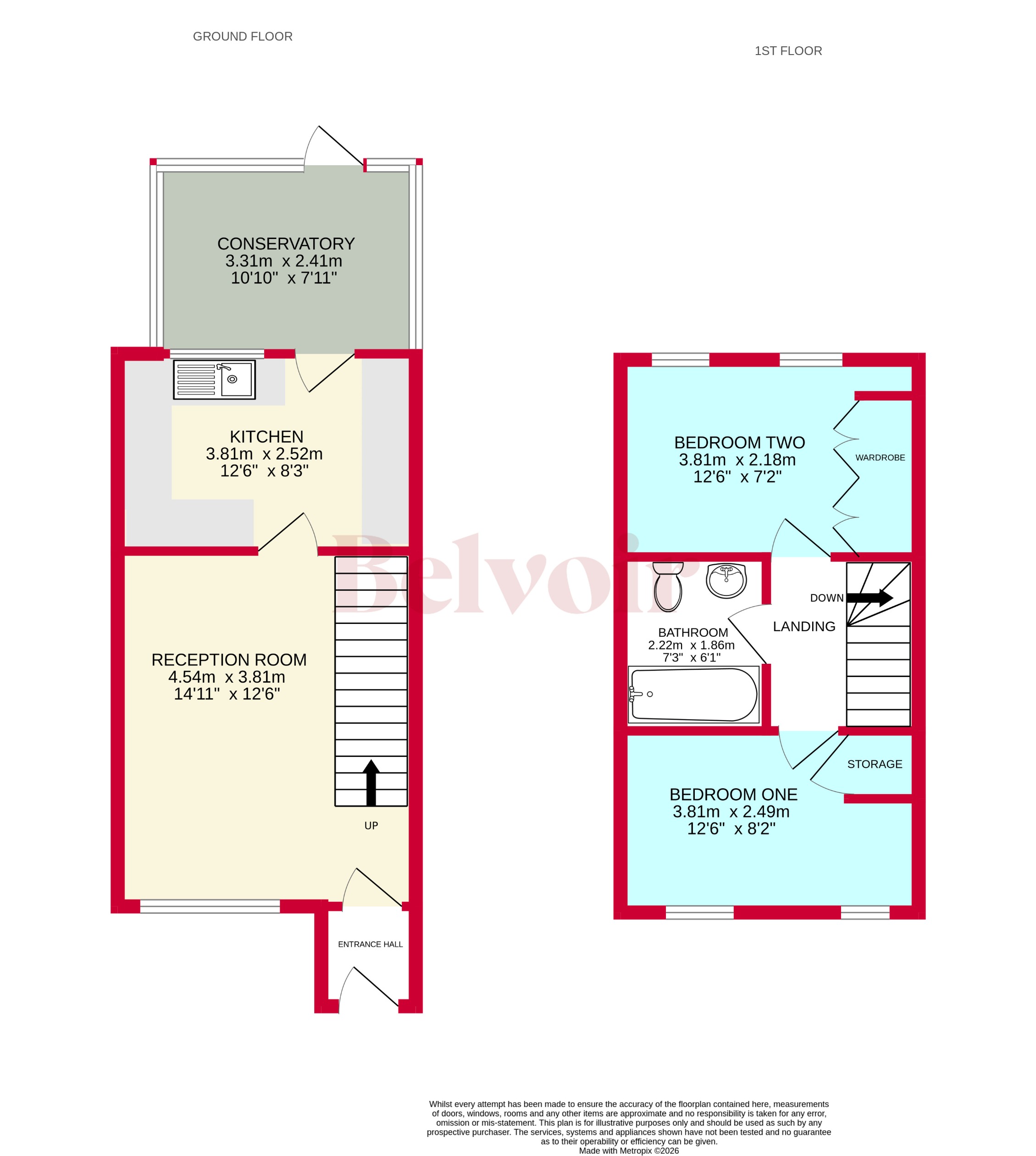 8, Ashdale Close, Cannock floorplan