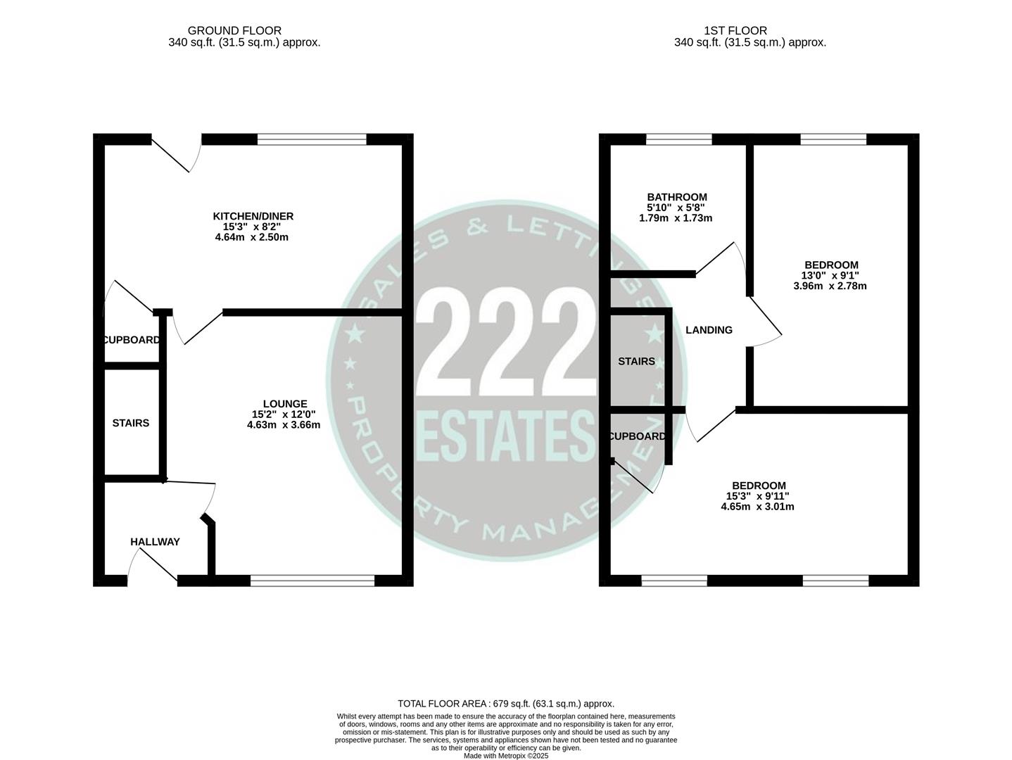 67, Cleveland Road, Warrington floorplan