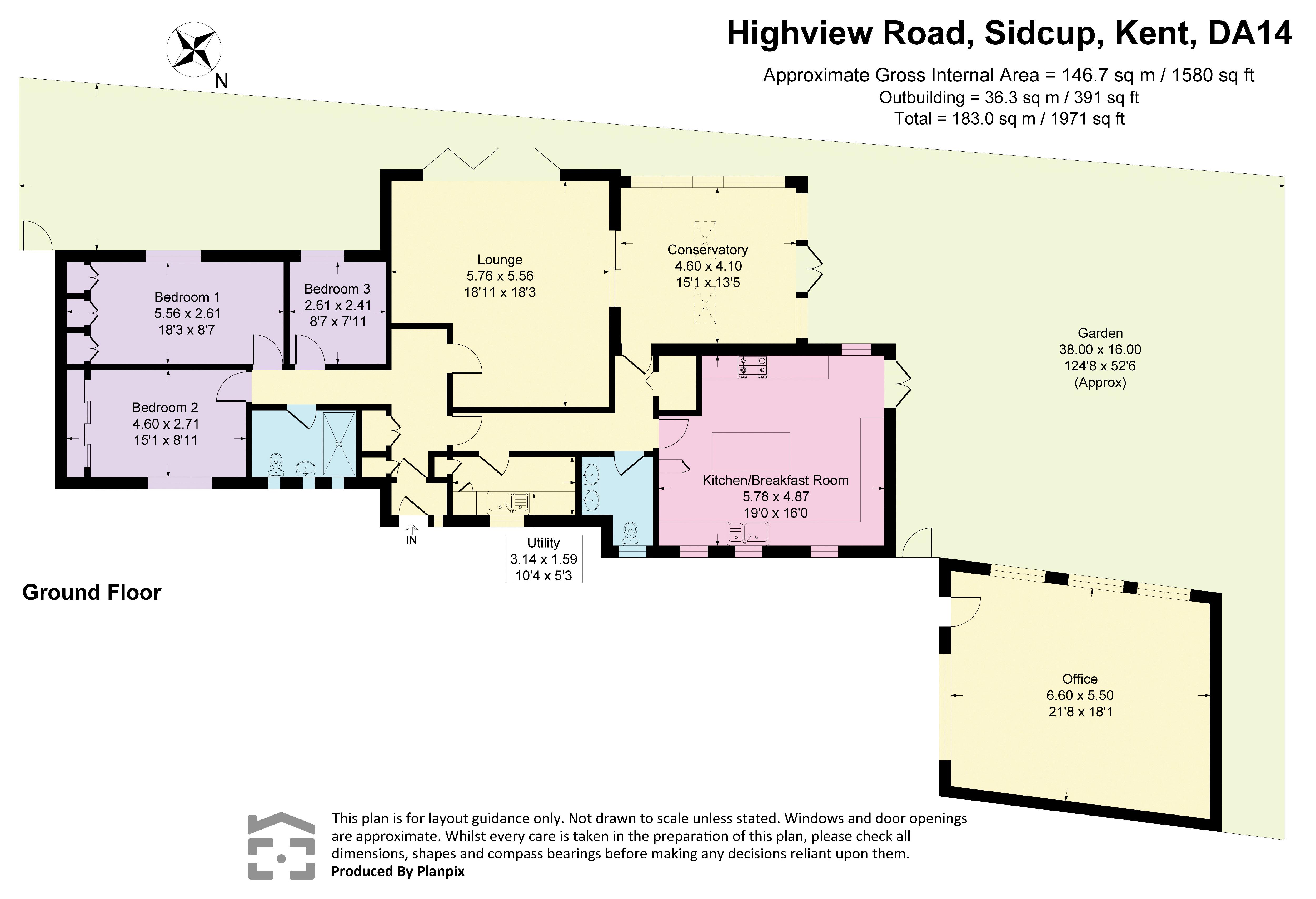 16A, Highview Road, Sidcup floorplan