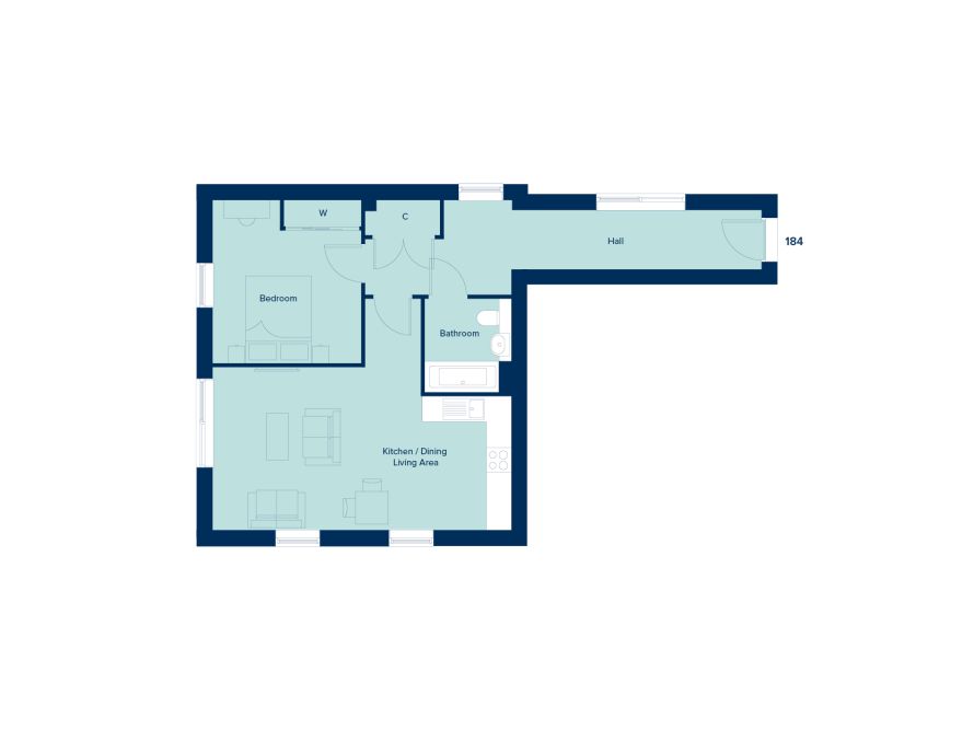184, Ground Floor, Stoke Gifford floorplan