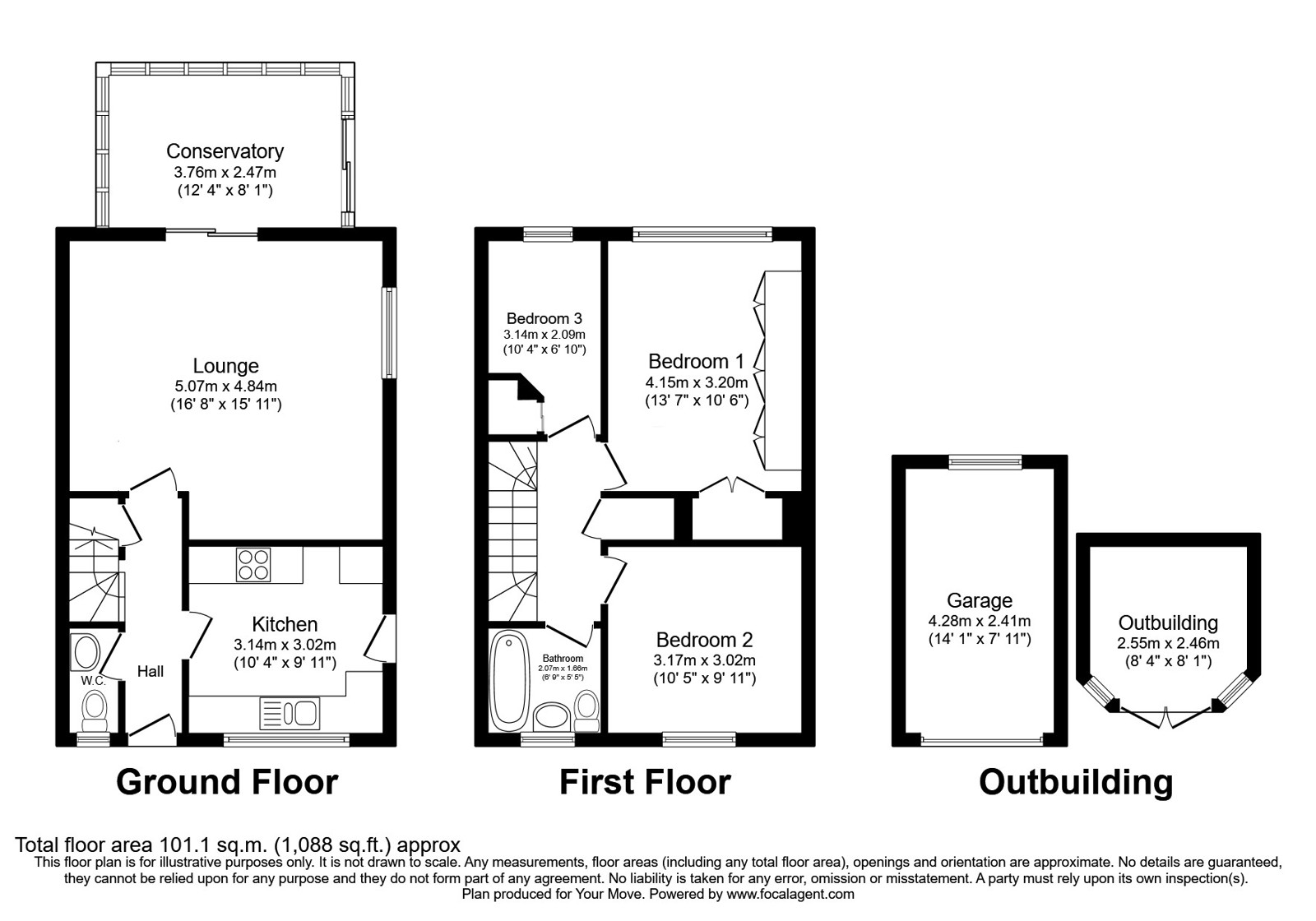 Batemans Road, East Sussex floorplan