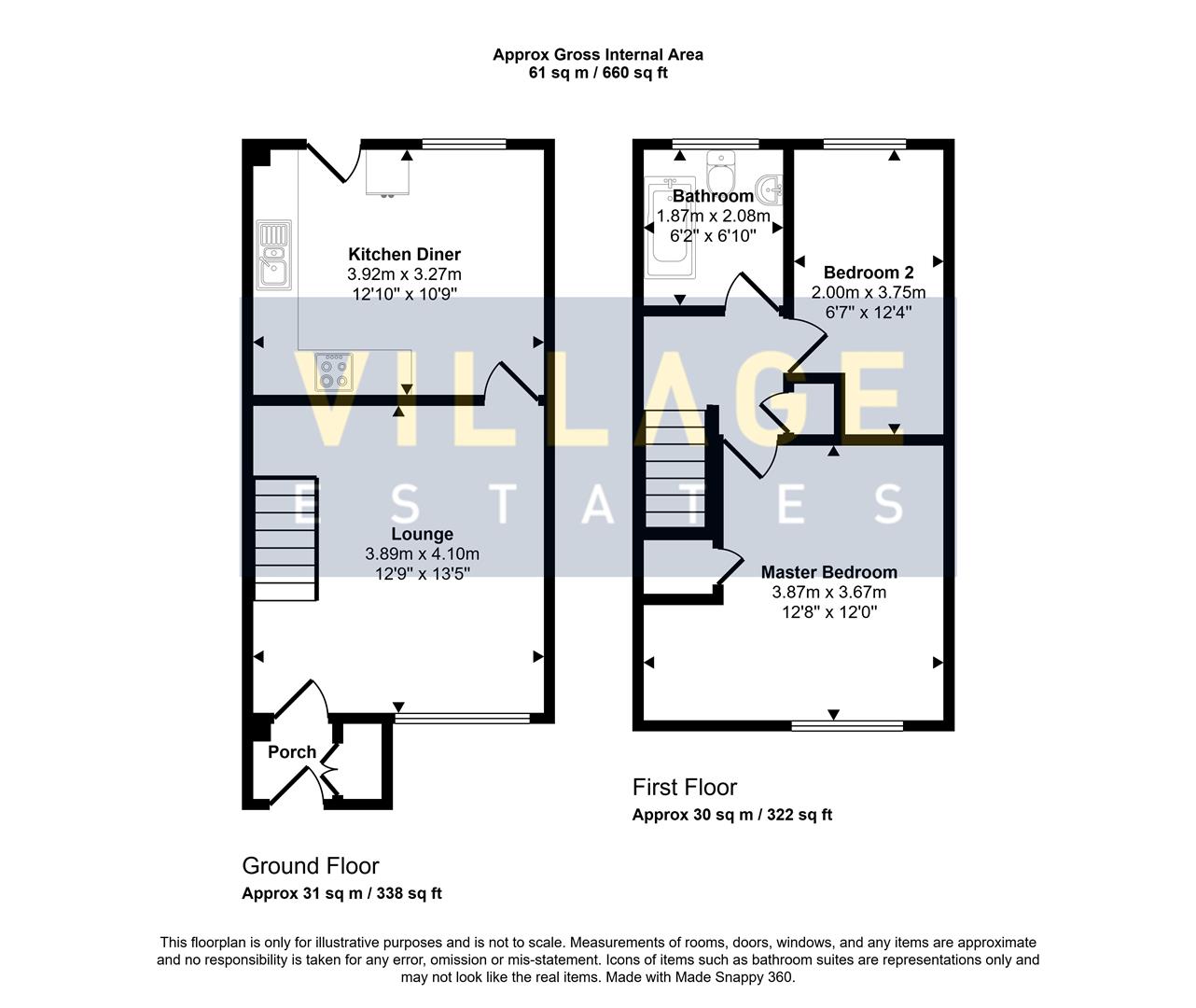 89, Danziger Way, Borehamwood floorplan