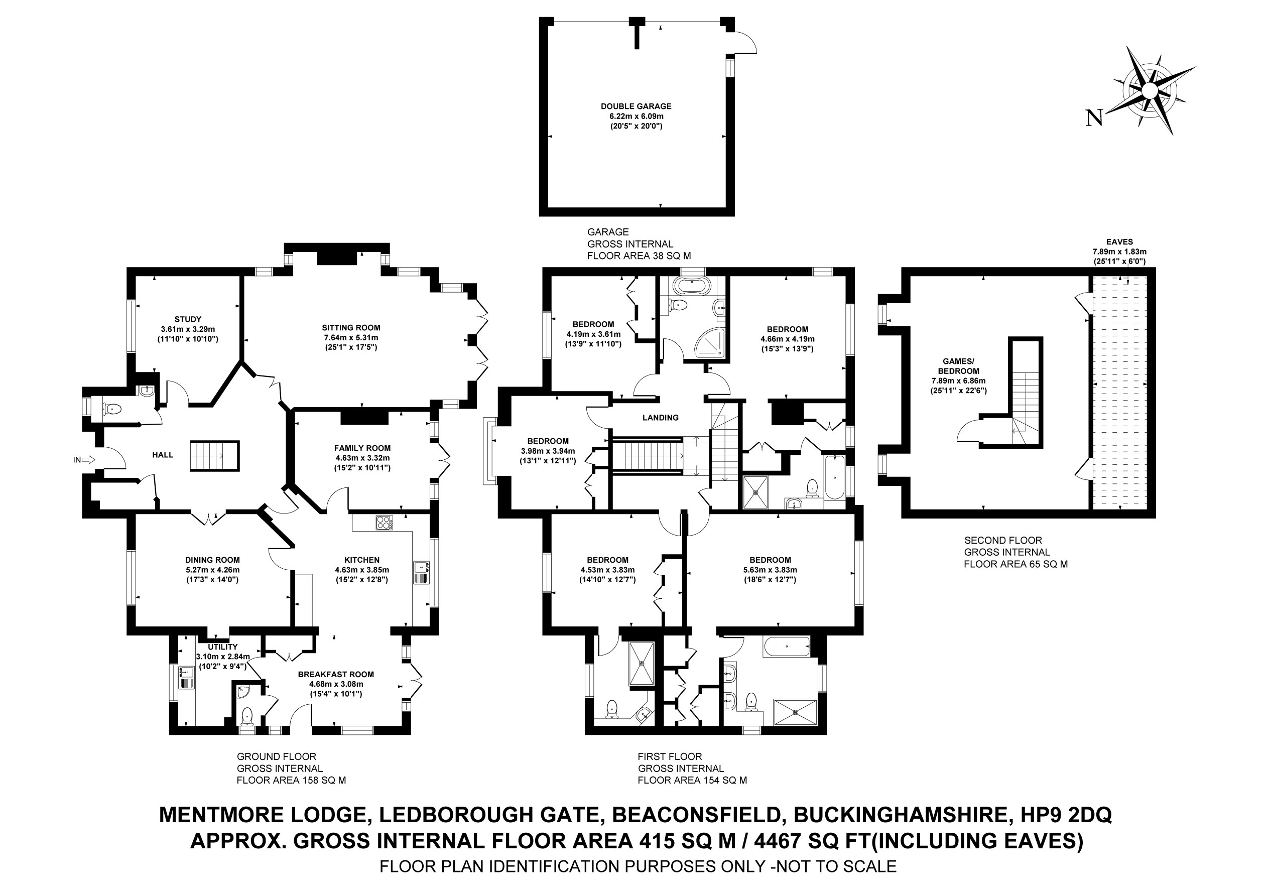 Mentmore Lodge,, Ledborough Gate, Buckinghamshire floorplan