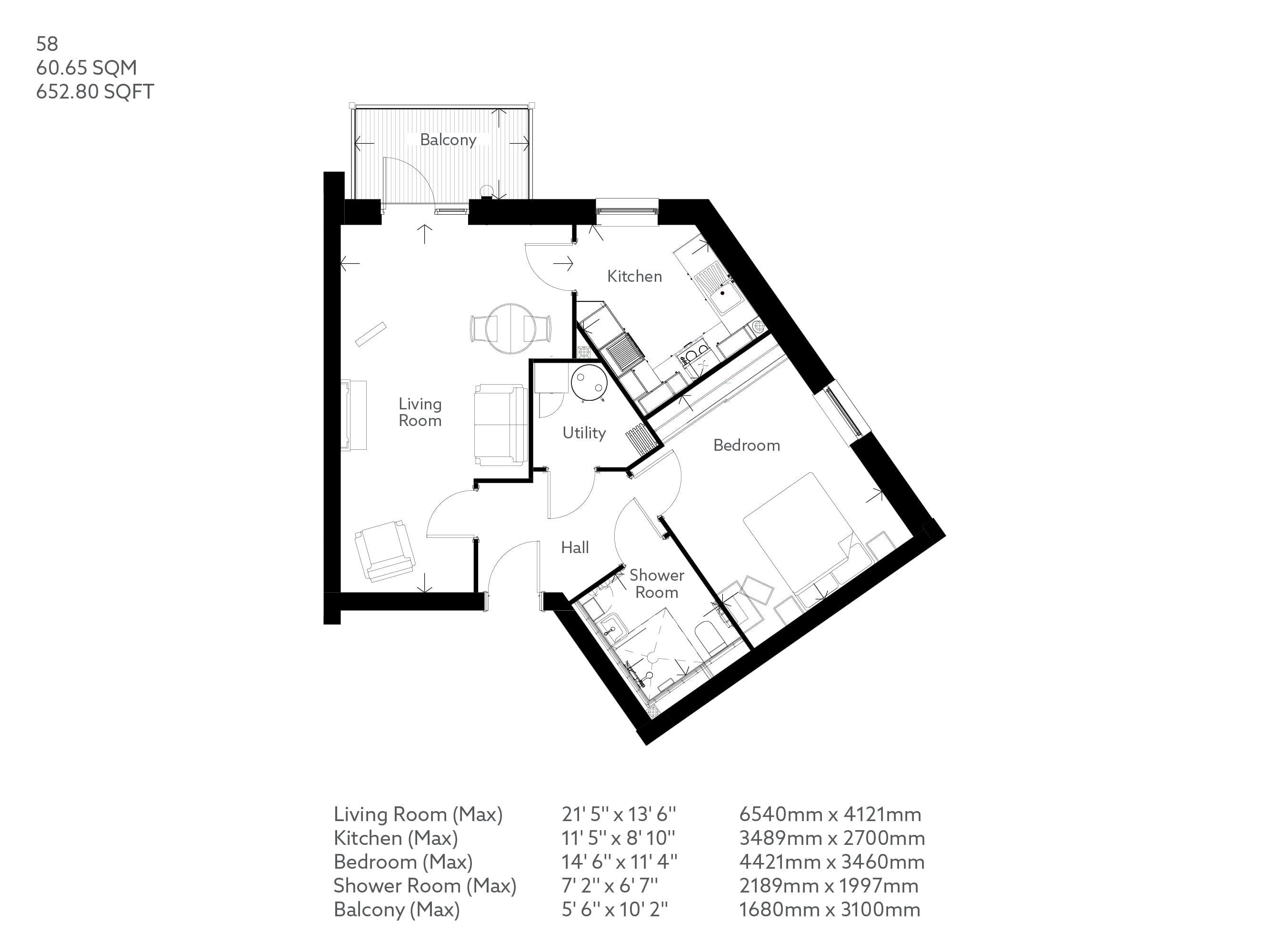 58, Dartmouth floorplan