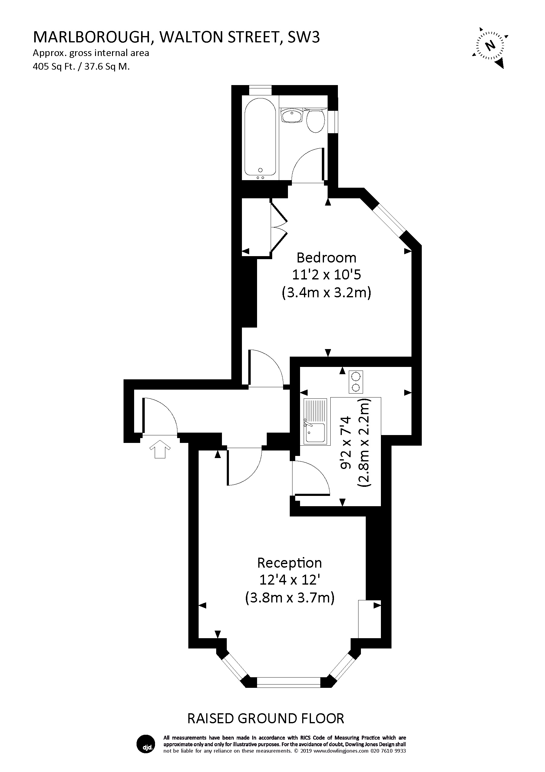 1 Bedrooms Flat to rent in Marlborough, 61 Walton Street, Chelsea, London SW3