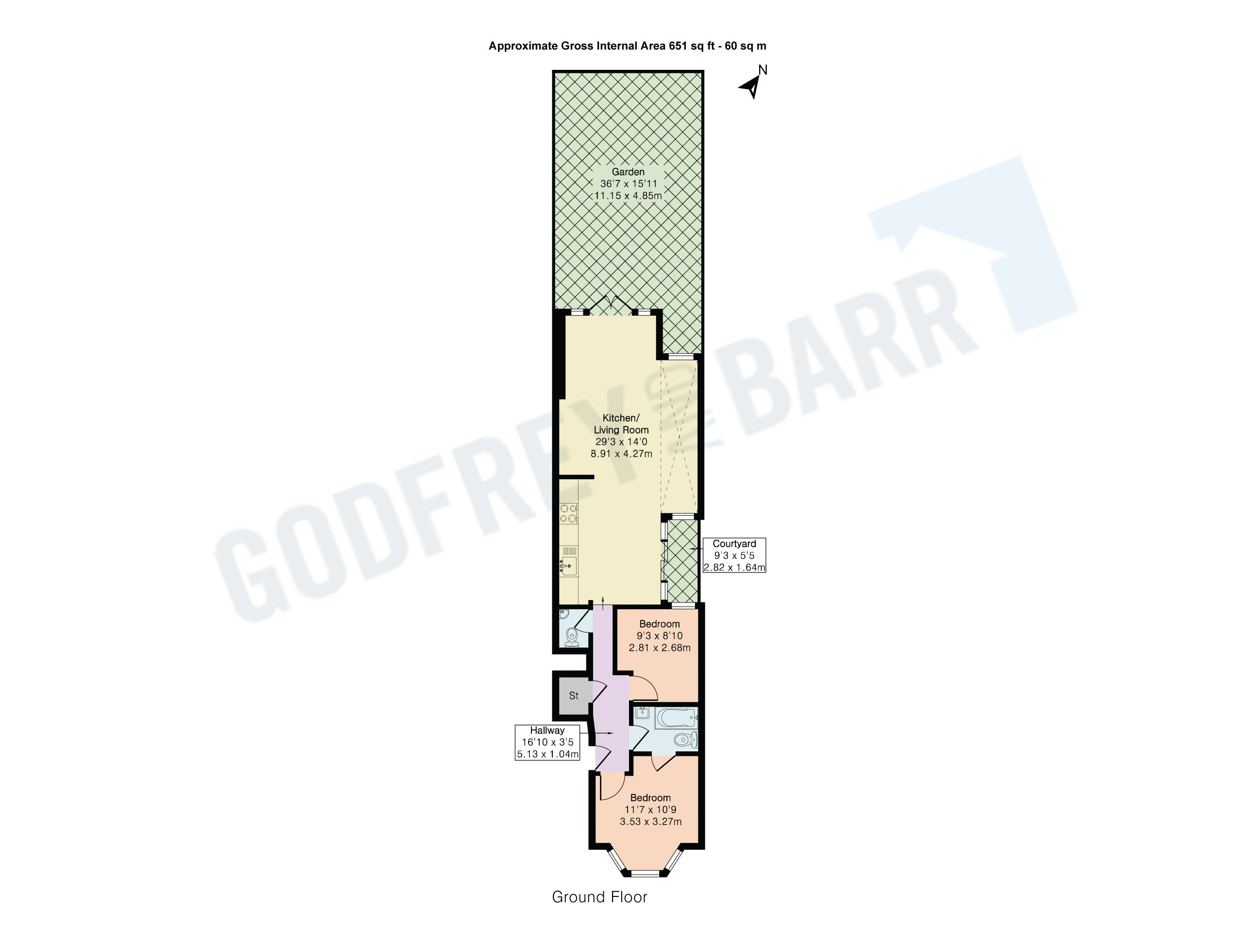 Ingham Road, Ingham Road, West Hampstead floorplan