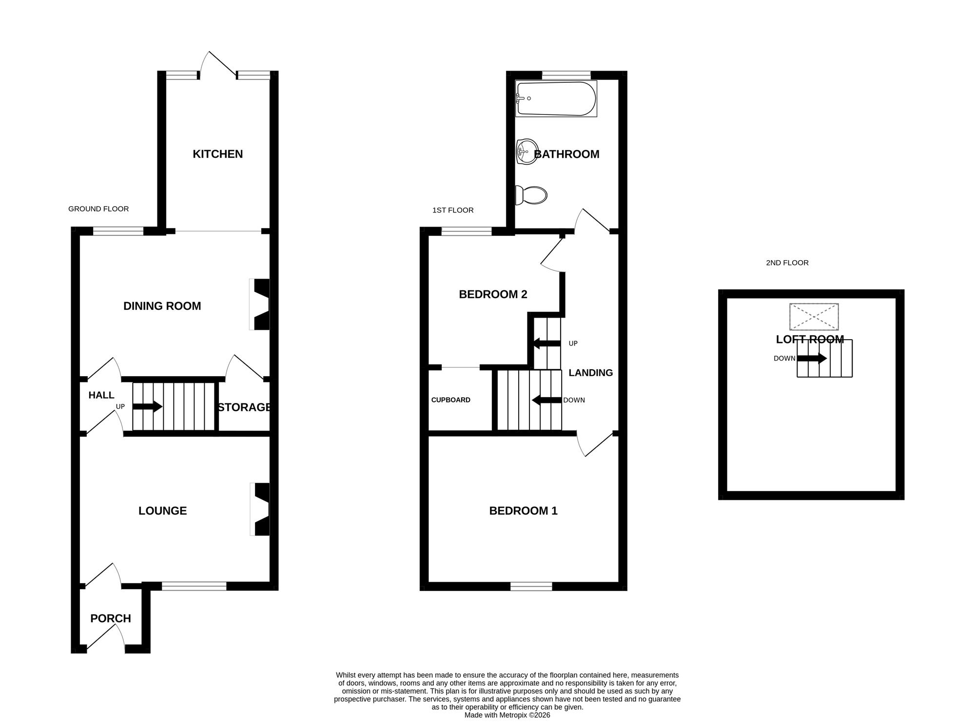 30, Hill Cottages, Great Bentley floorplan