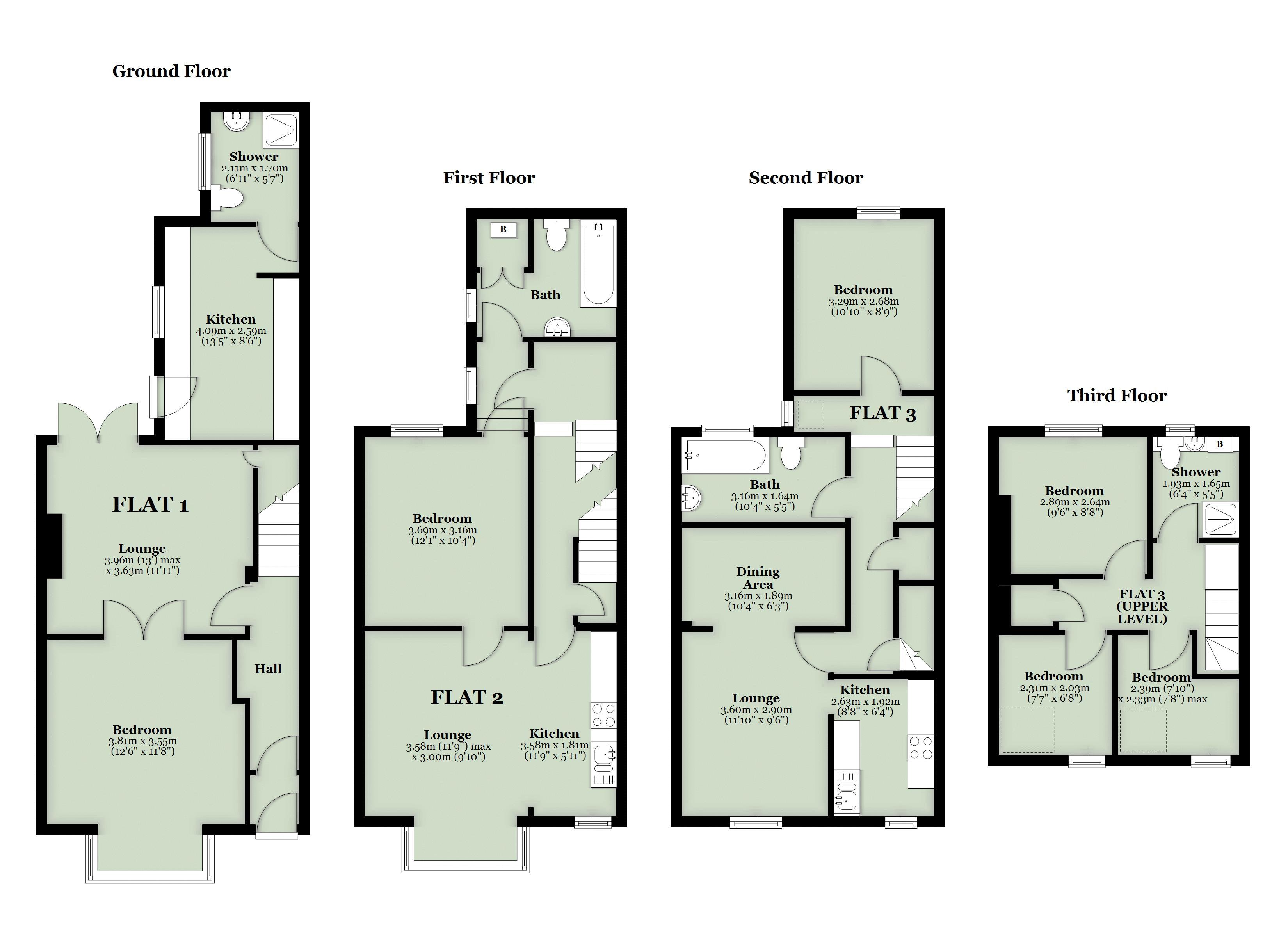 Marina Holiday Apartments,, 31 Windsor Crescent, Bridlington floorplan