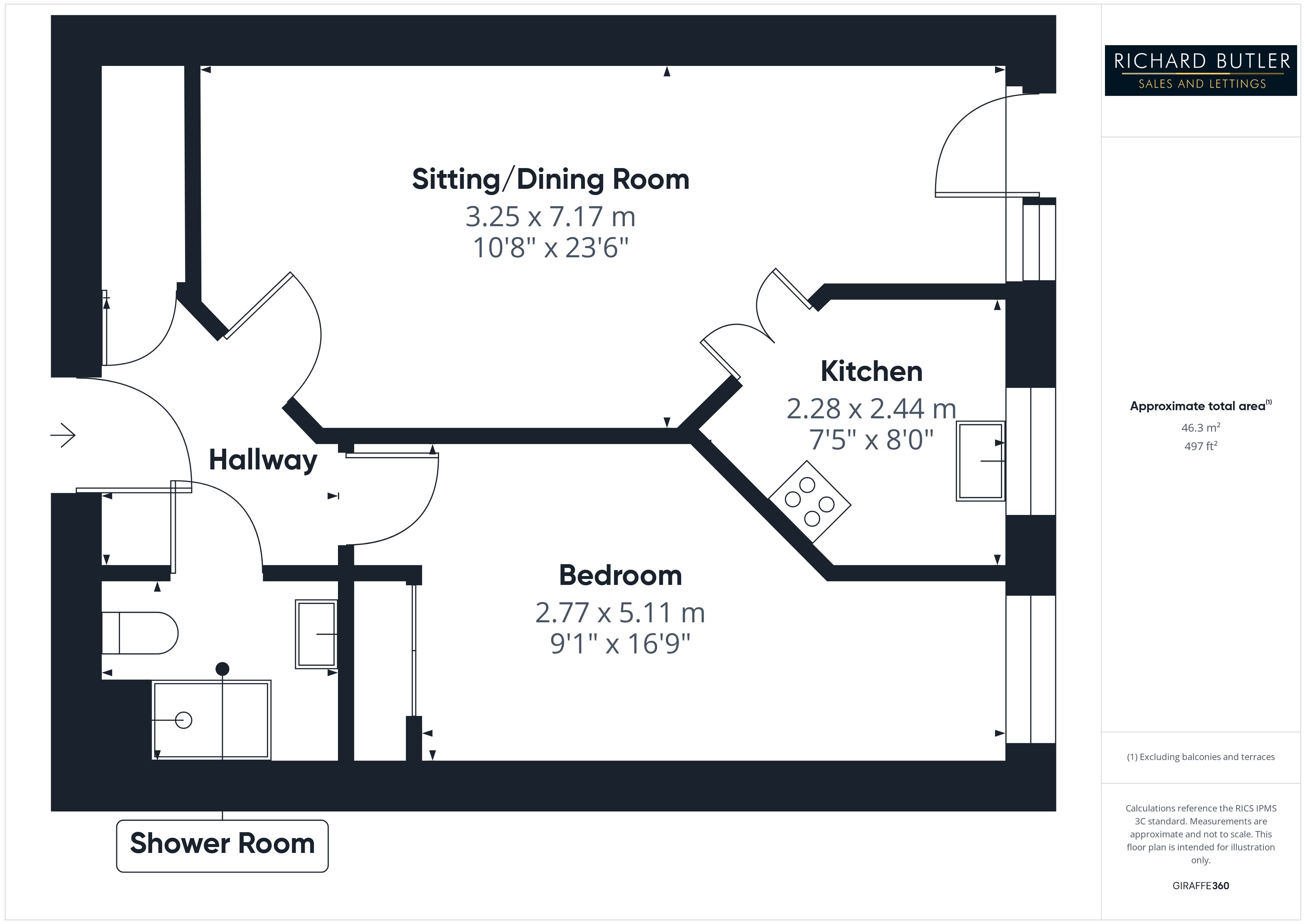 Flat 59, Goodrich Court,, Gloucester Road, Herefordshire floorplan
