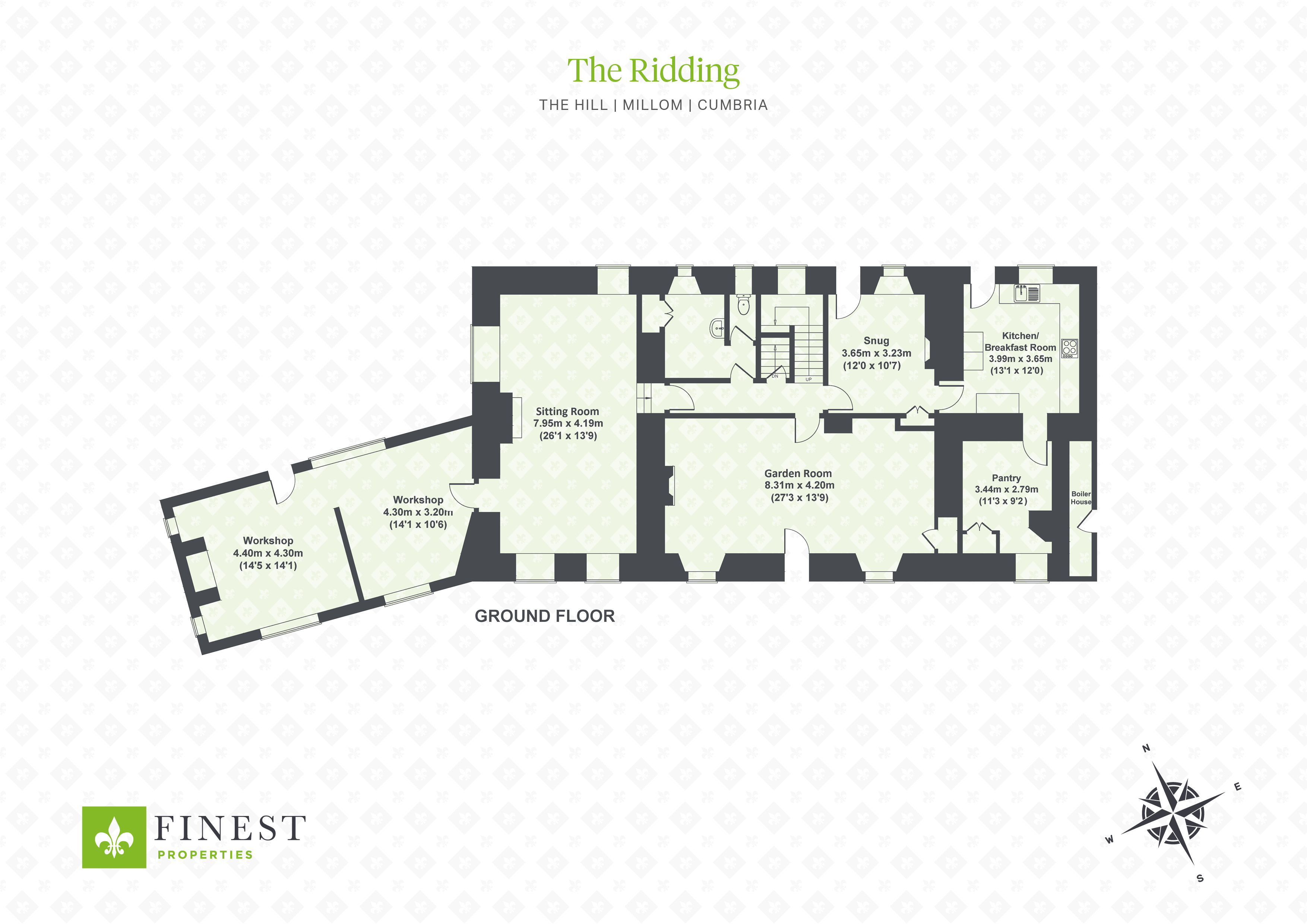 The Ridding, The Hill, Millom, Cumbria LA18, 5 bedroom detached house