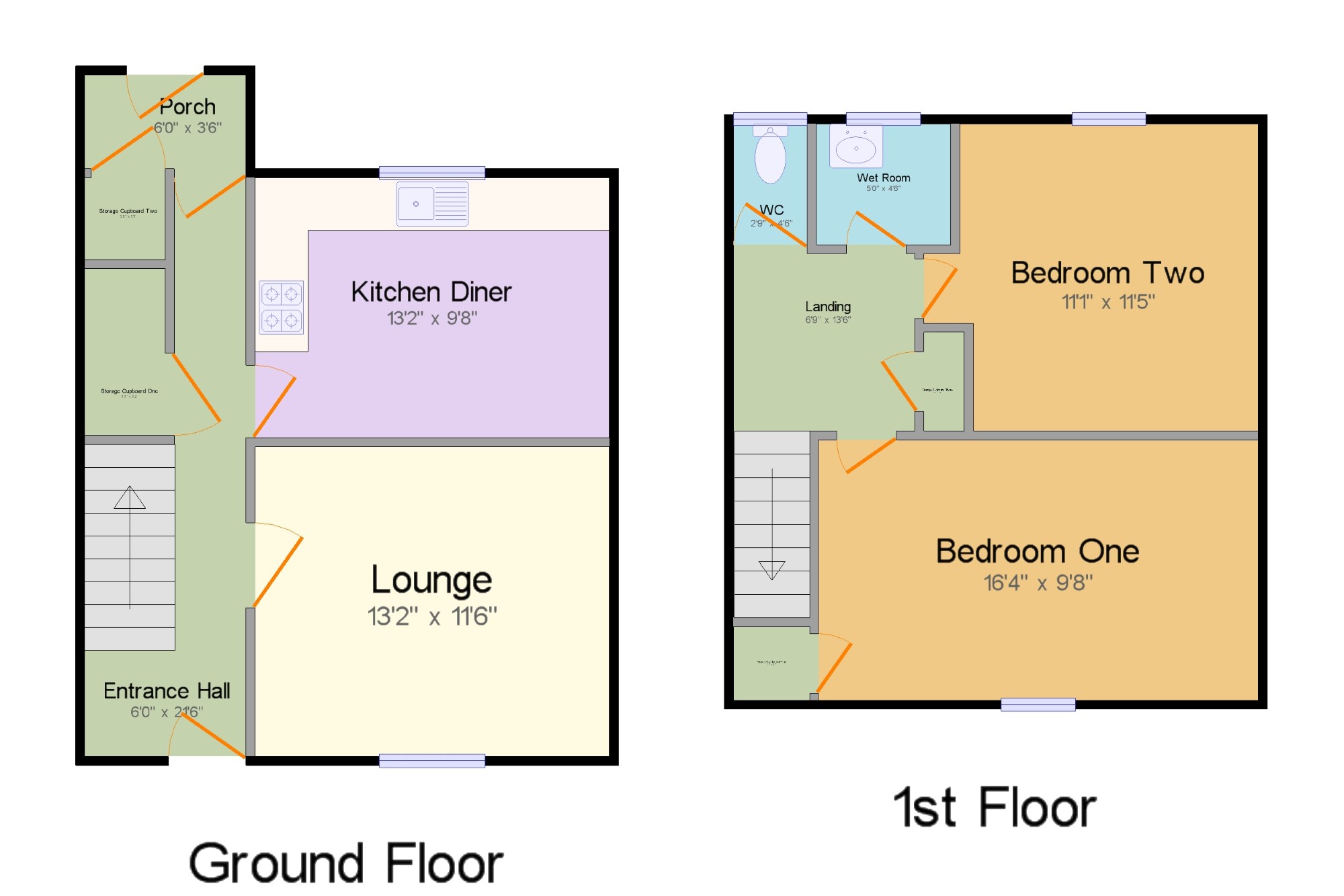 2 Bedrooms End terrace house for sale in Robinson Gardens, Clifton, Nottingham NG11