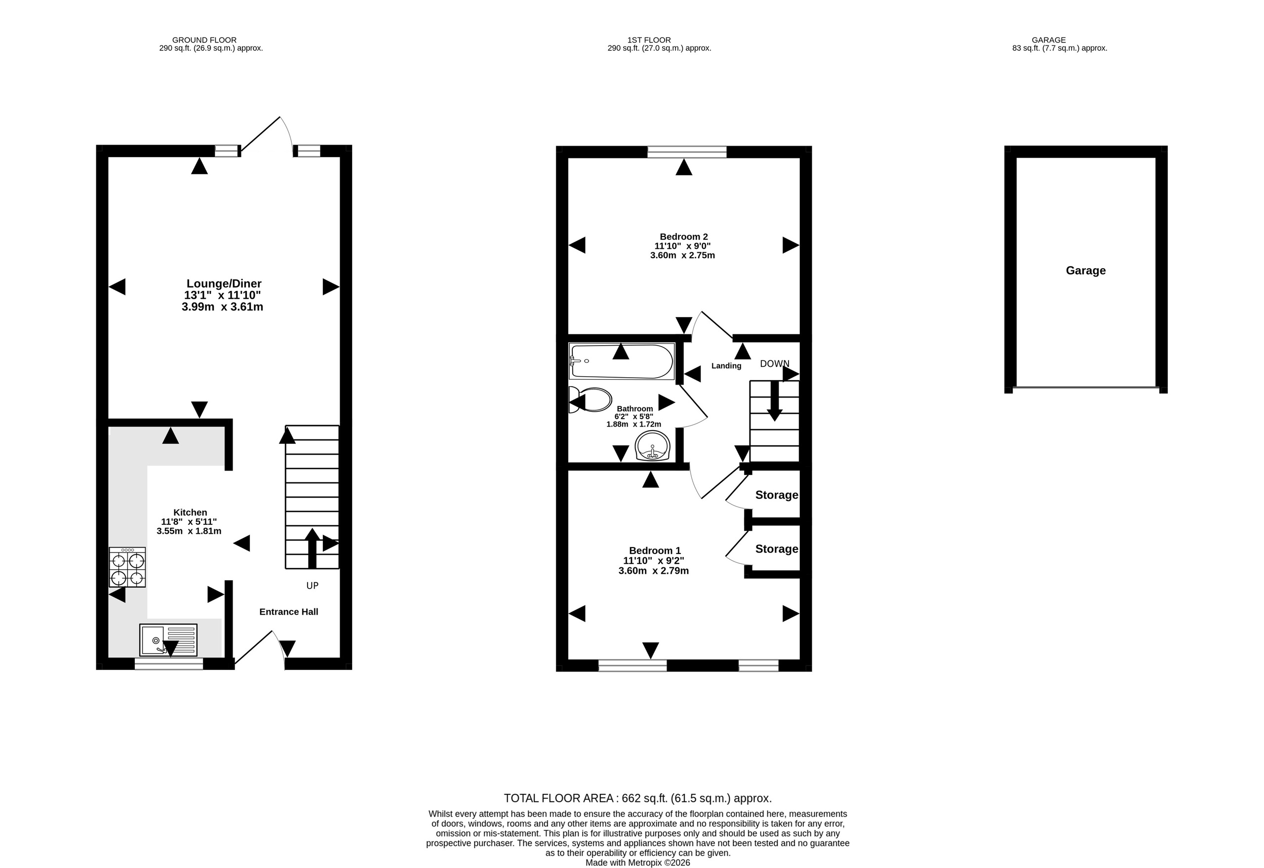 26 Burden Close, Bristol floorplan