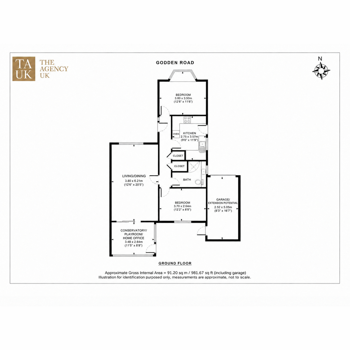 Godden Road, Newick floorplan