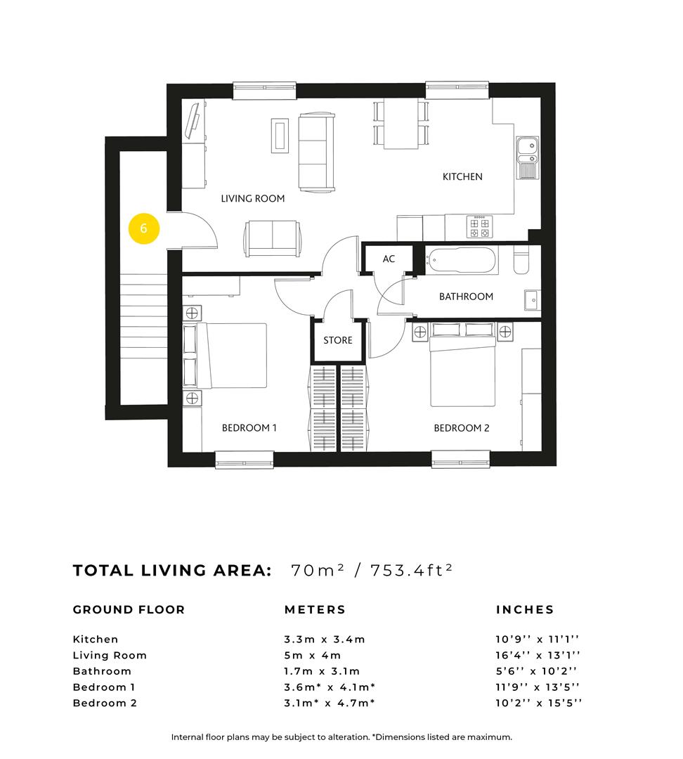 Ormerod Road, Sedbury, Chepstow NP16, 2 bedroom flat to rent 63907037