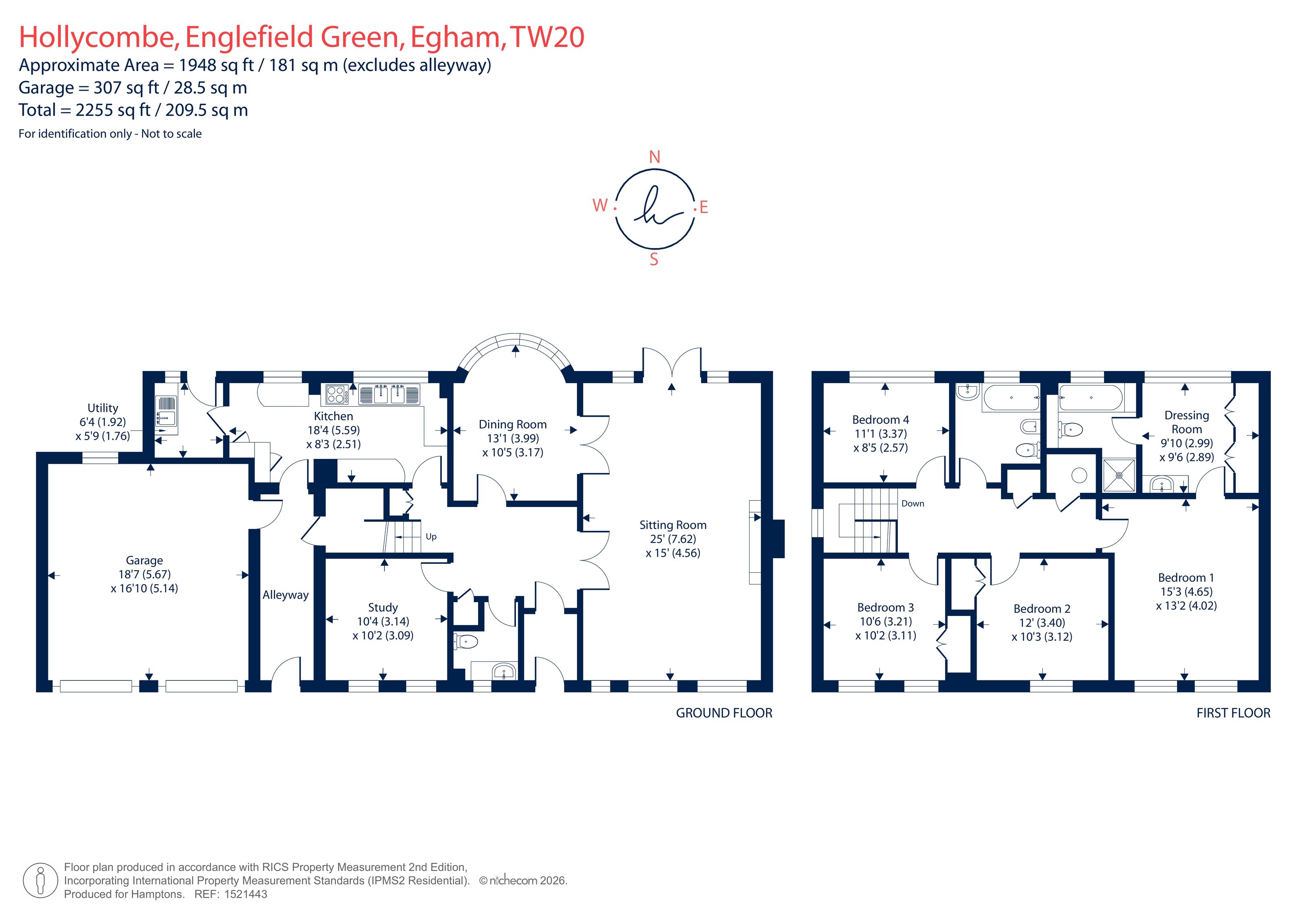 7, Hollycombe, Englefield Green floorplan