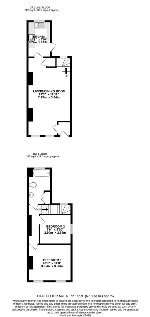 Chiltern View Road, Uxbridge floorplan
