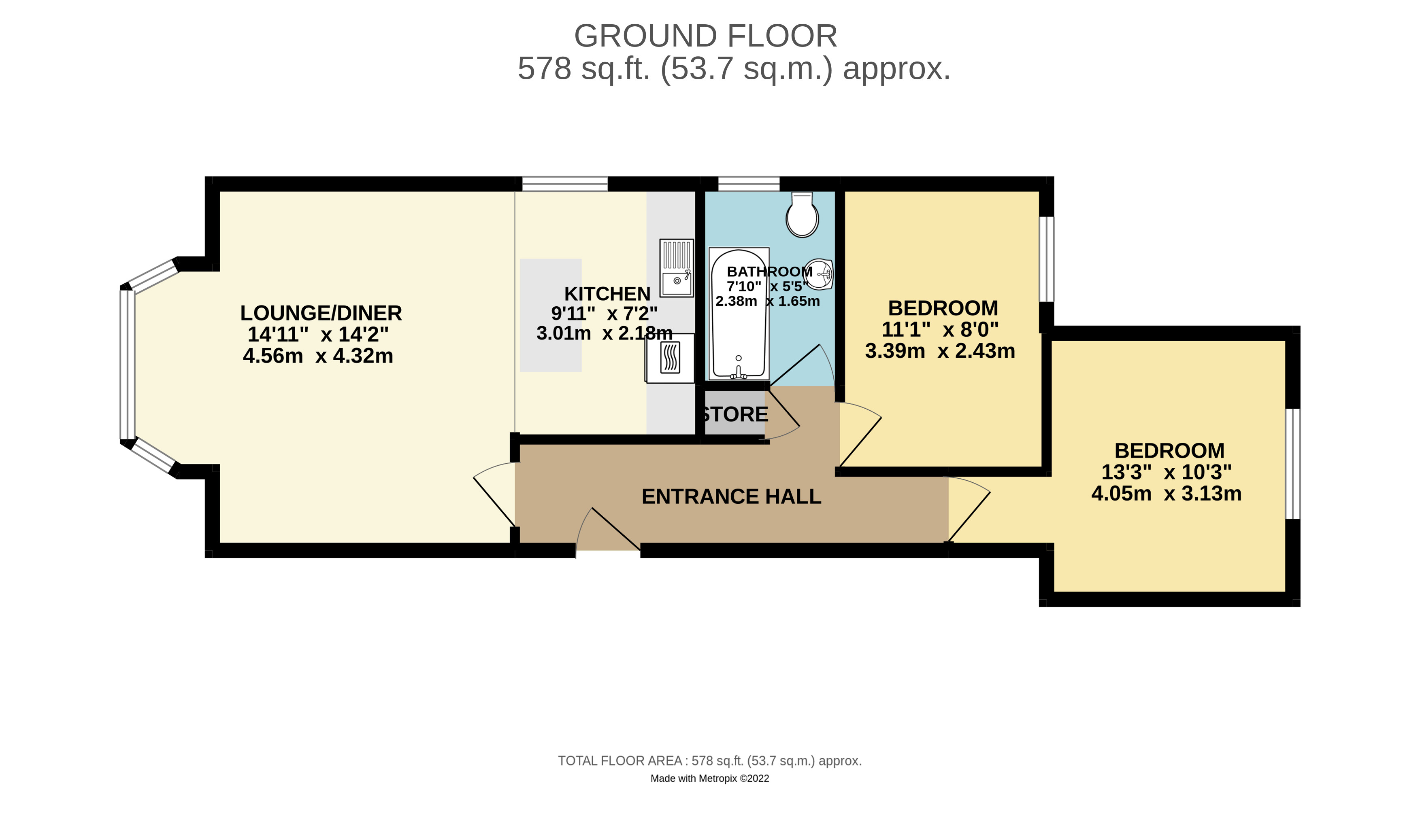 4, 79 Palatine Road, West Didsbury, Manchester, M20 floorplan