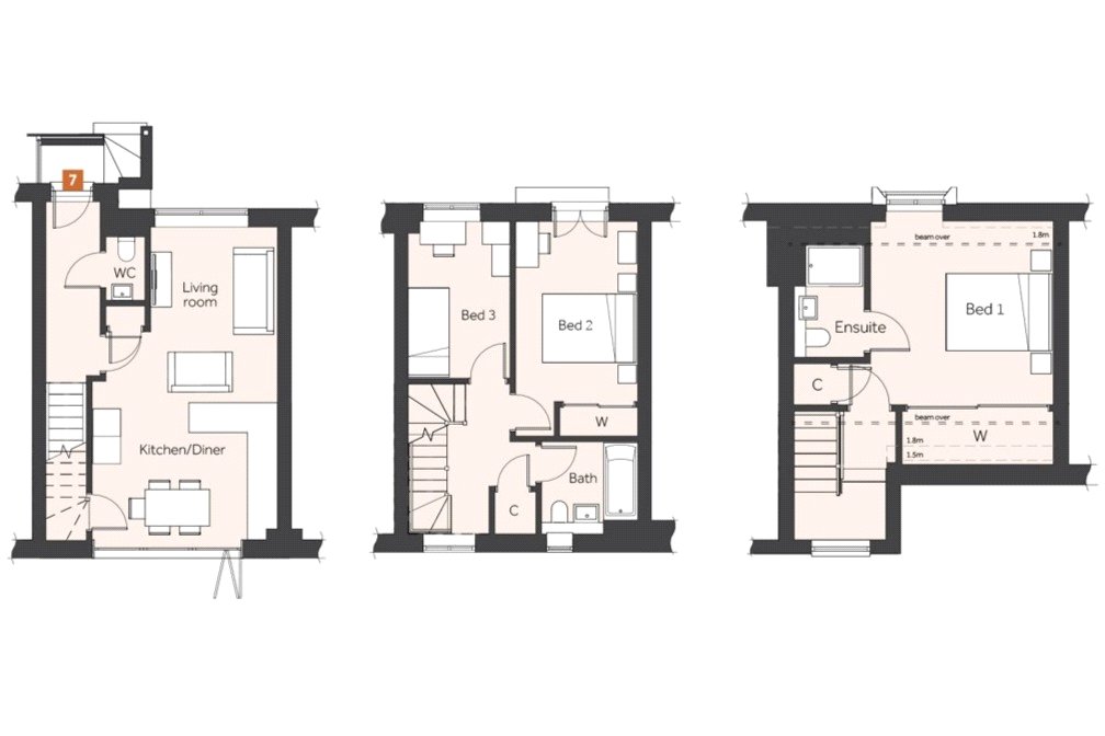 7, Forge Close, Caversham, Reading floorplan