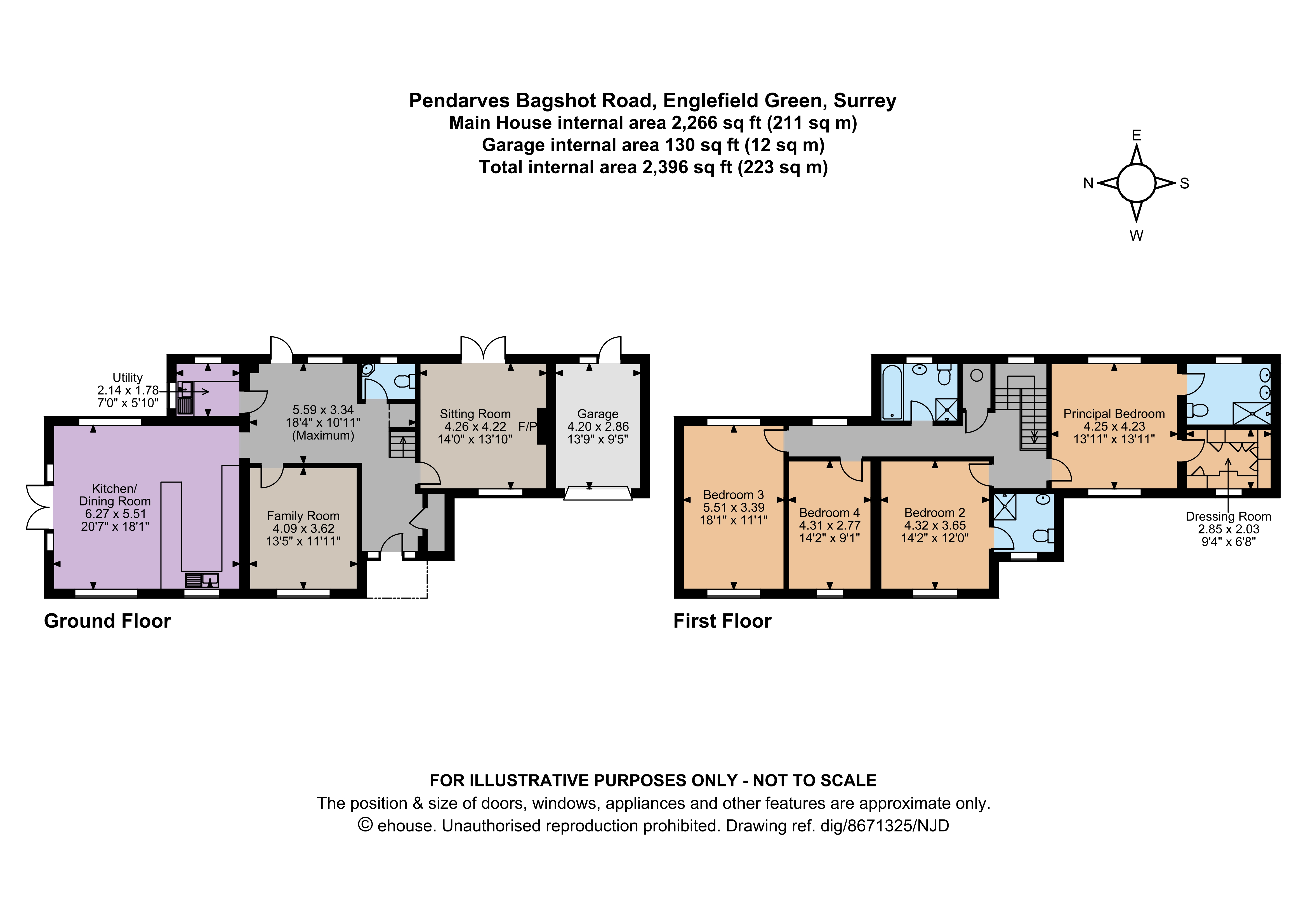 Pendarves,, Bagshot Road, Egham floorplan