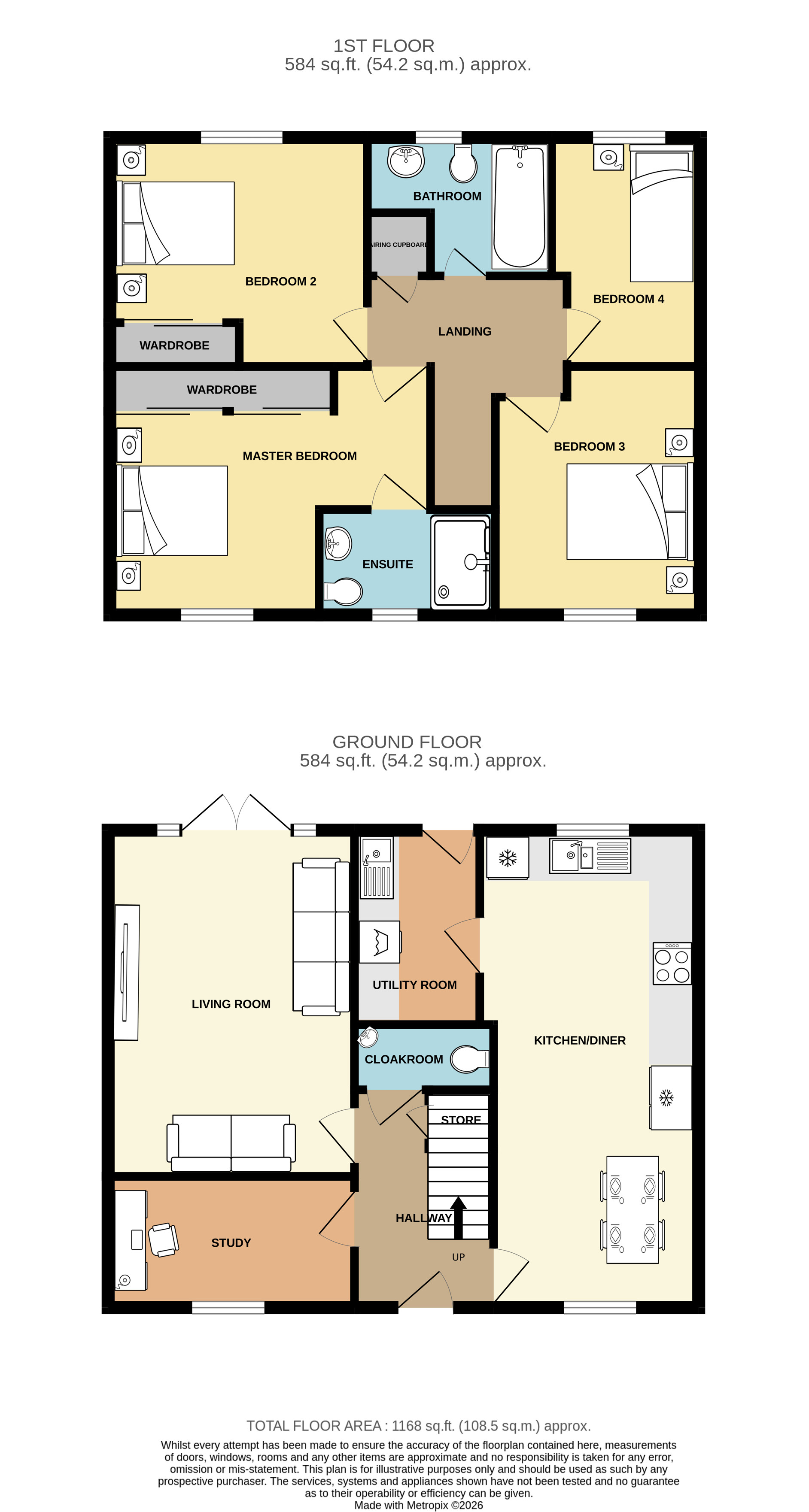 3, Yew Lane, Broadsward Park floorplan