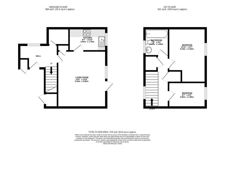 27, St. Matthias Grove, Leeds floorplan