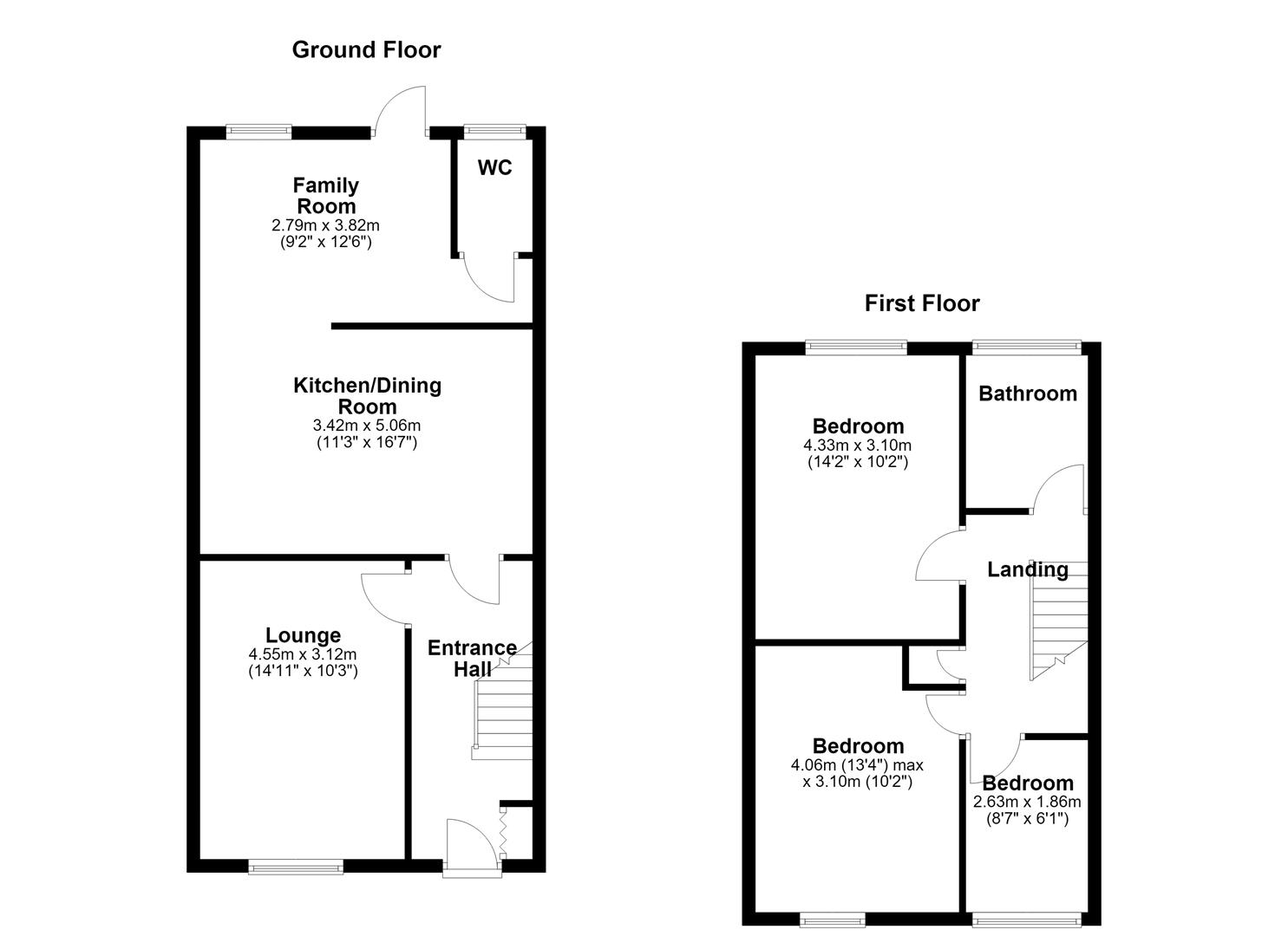 134, Galleywood Road, Chelmsford floorplan