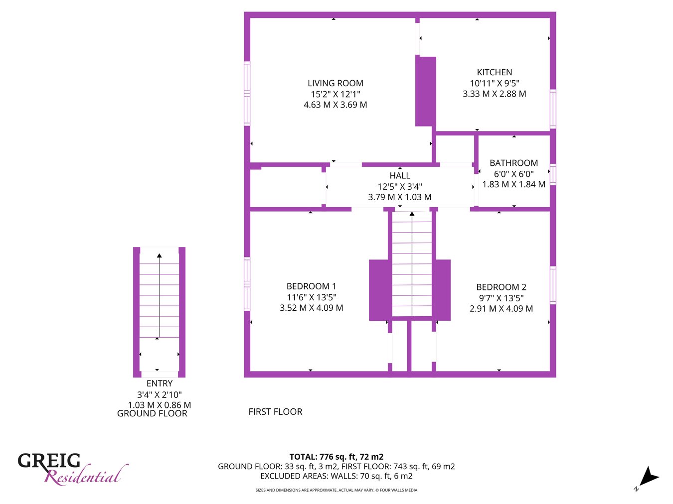 87, Jean Armour Drive, Mauchline floorplan