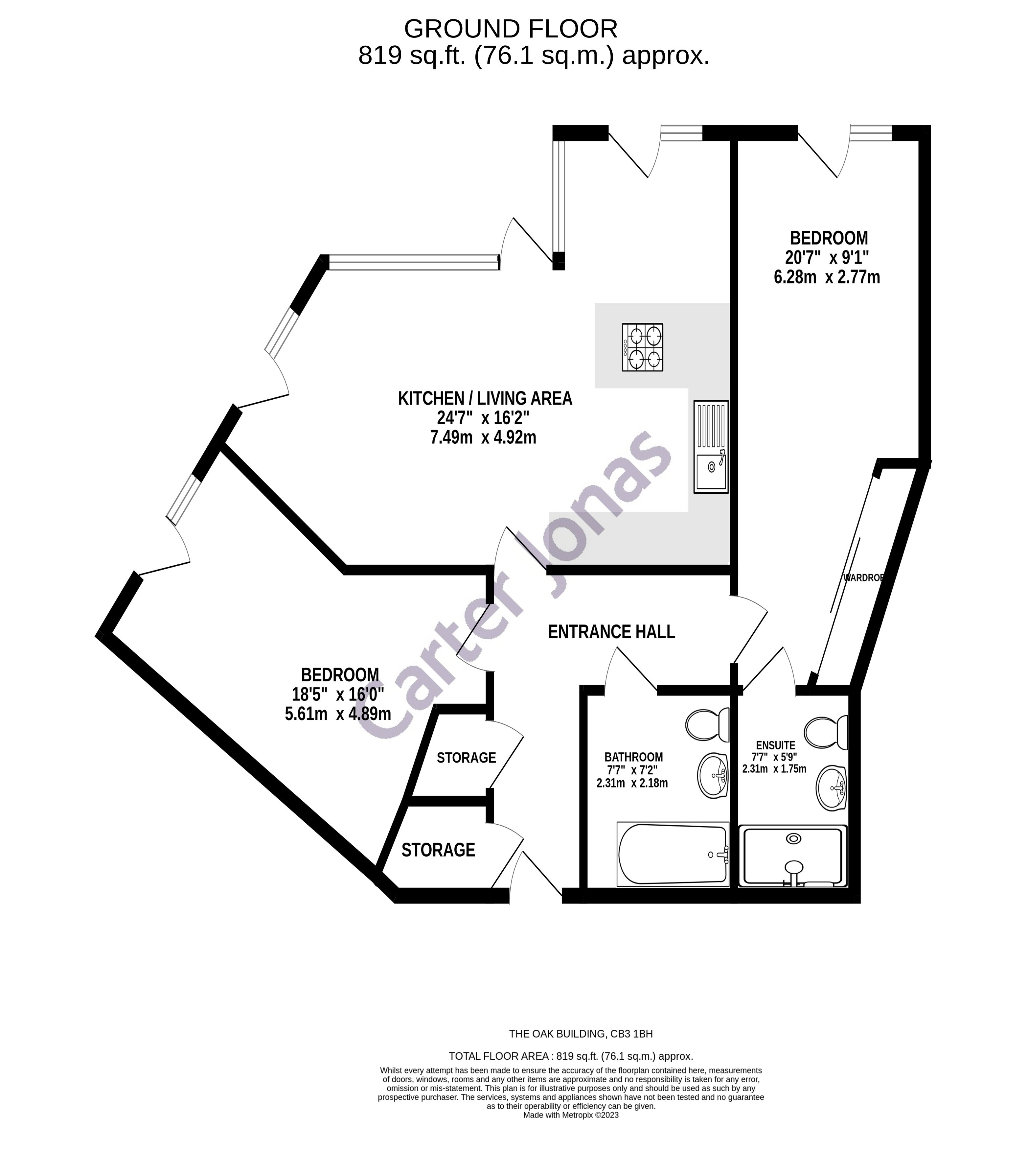 The Oak Building, Cambridge floorplan