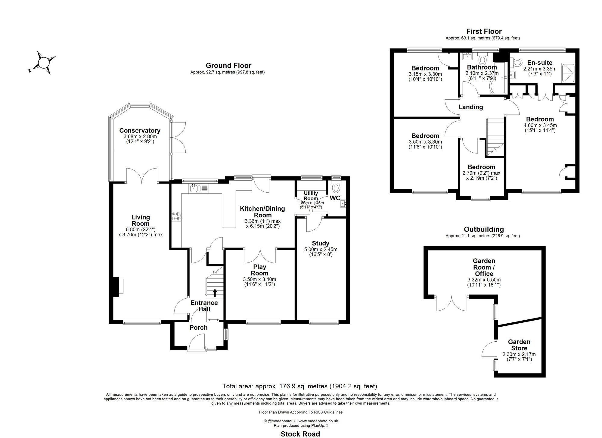 Nutwood Stock Road, Ingatestone floorplan