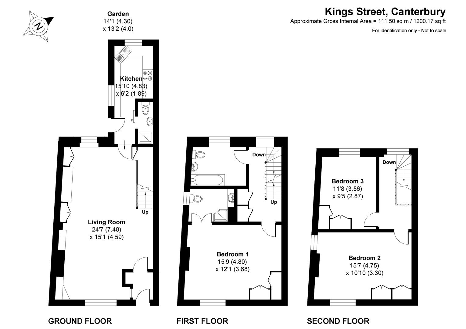16, King Street, Canterbury floorplan
