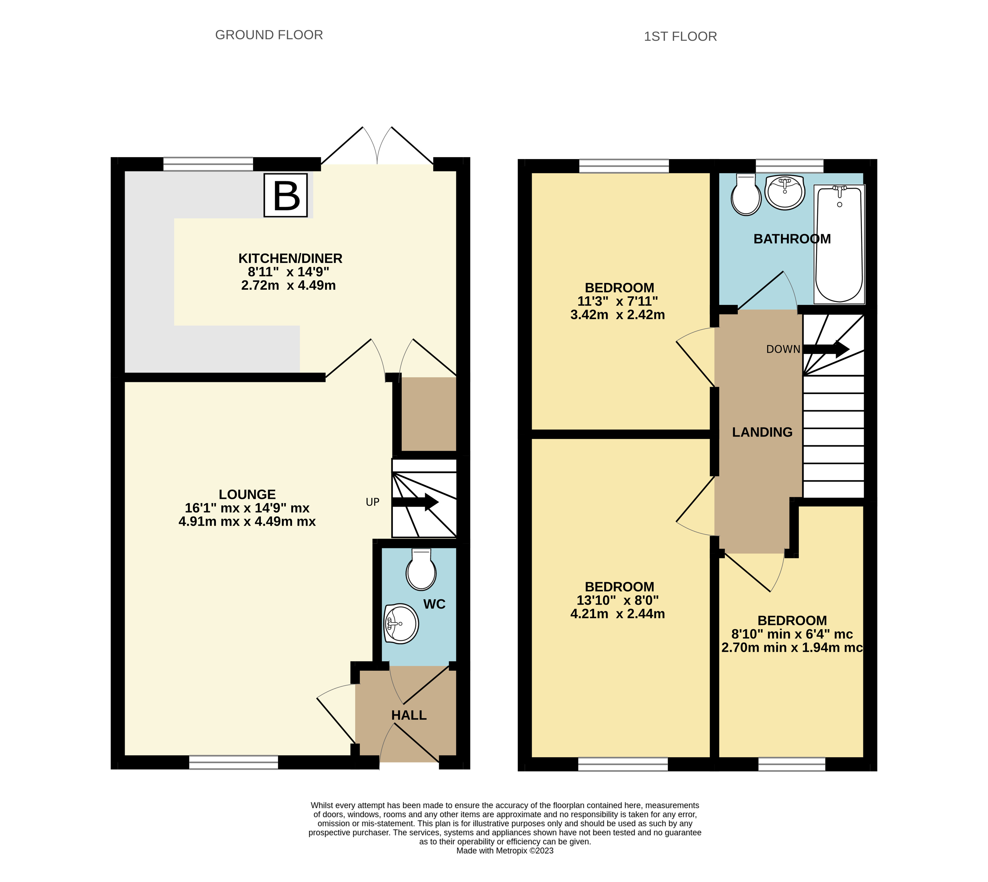73, Clensmore Street, Worcestershire floorplan