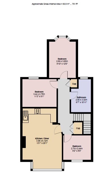 Brownlow Road, London floorplan