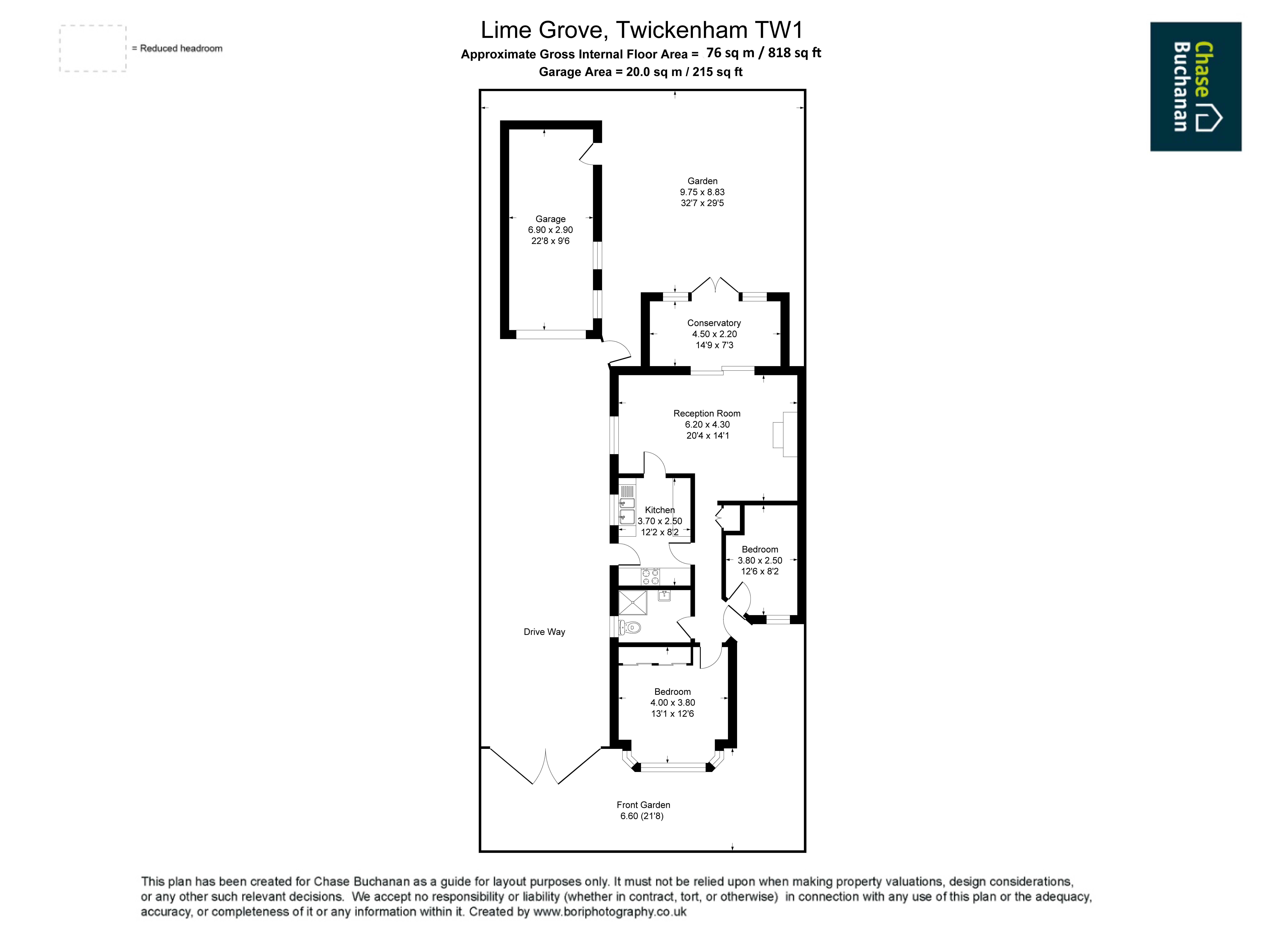 28, Lime Grove, Twickenham floorplan