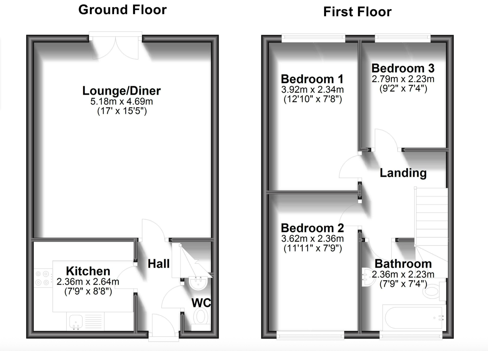 13 Sheppey Court, Halfway Road, Sheerness floorplan