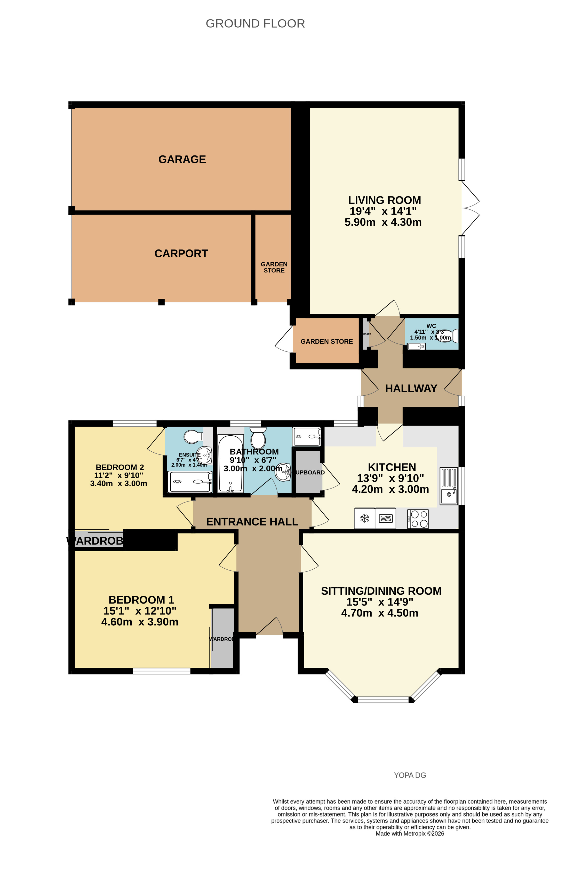 Four Winds, Mavis Grove, Dumfries floorplan