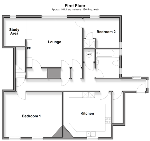 Otterpool Lane, Lympne floorplan