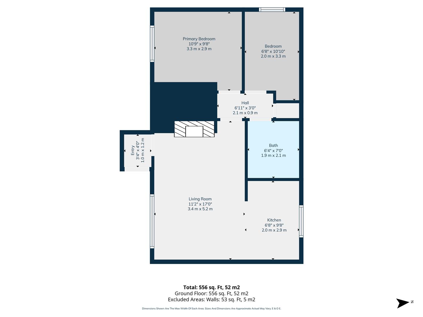2, Allhallows Road, London floorplan