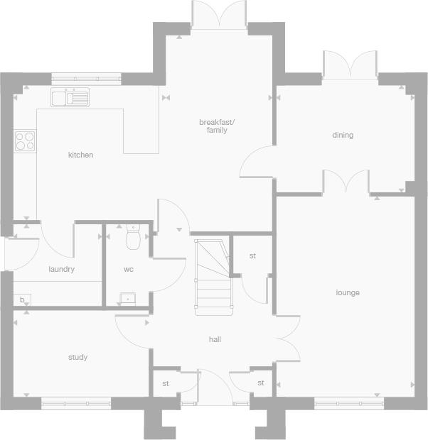 8, Oakbank Road, East Calder floorplan