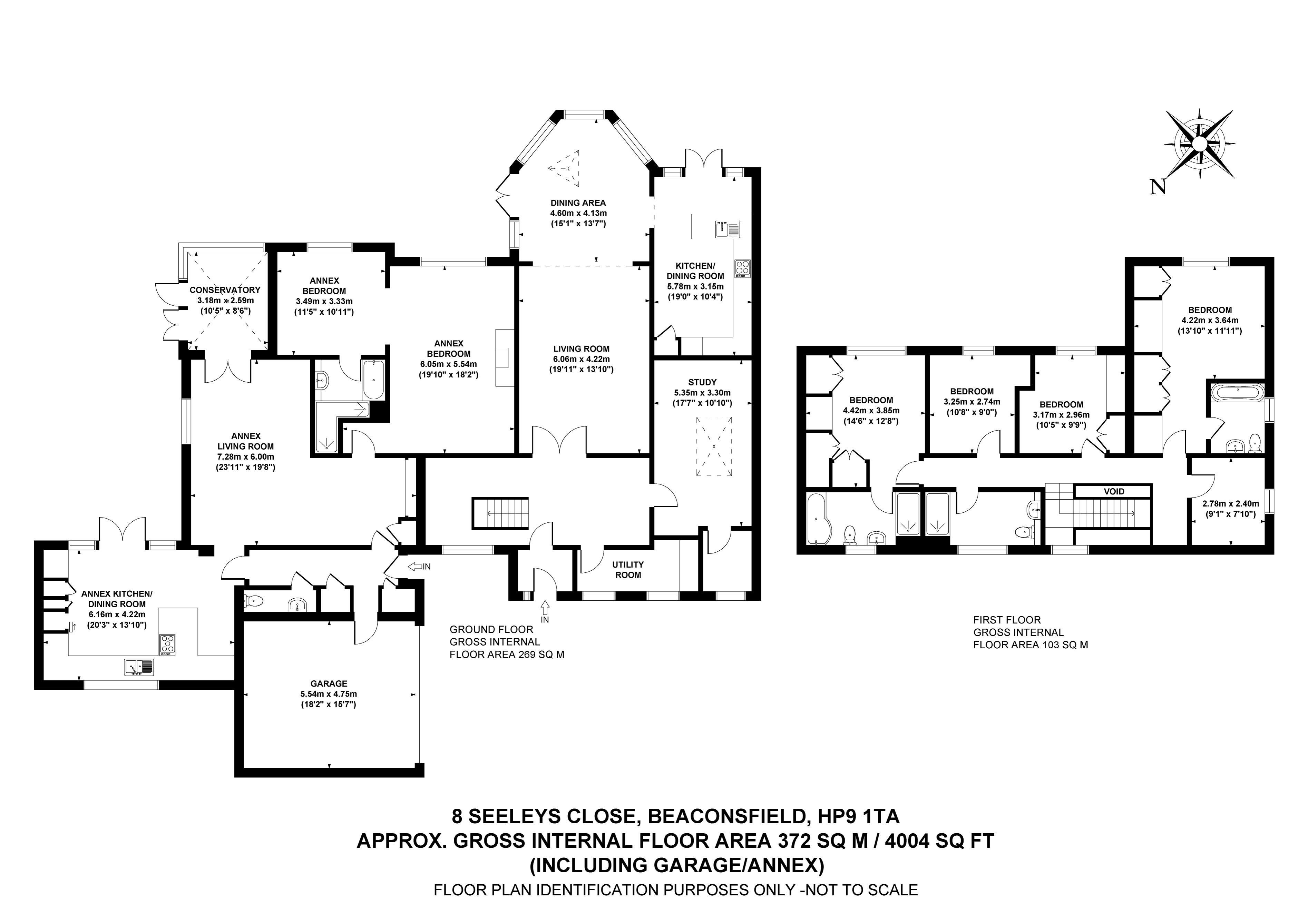 8, Seeleys Close, Buckinghamshire floorplan