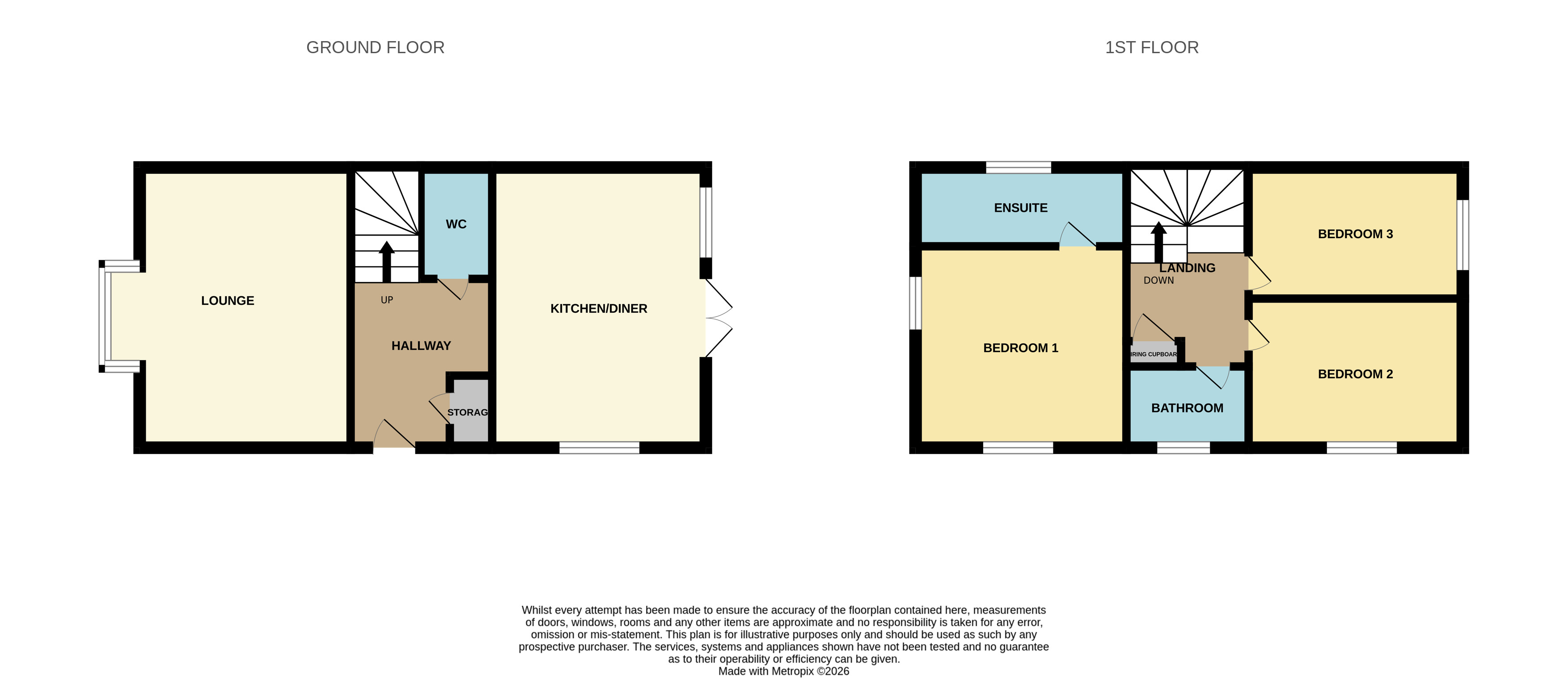 29, Sparrowdale Close, Atherstone floorplan