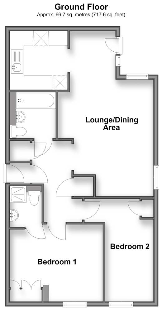 The Crescent Belmont, Sutton floorplan