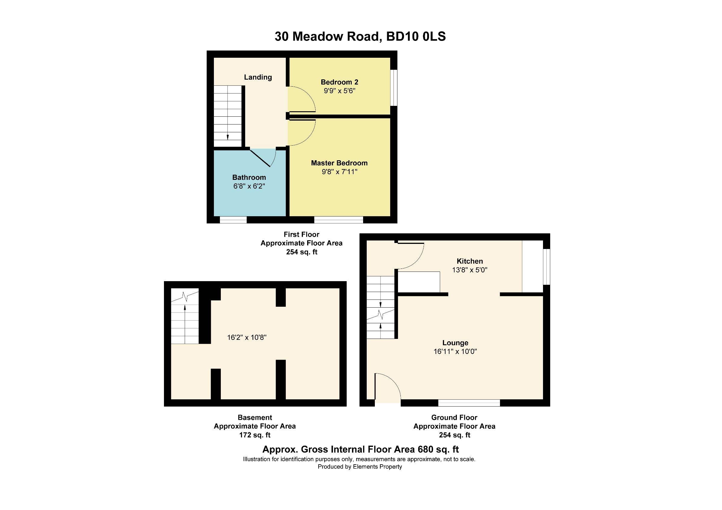 Meadow Road, Apperley Bridge, Bradford BD10, 2 bedroom terraced house