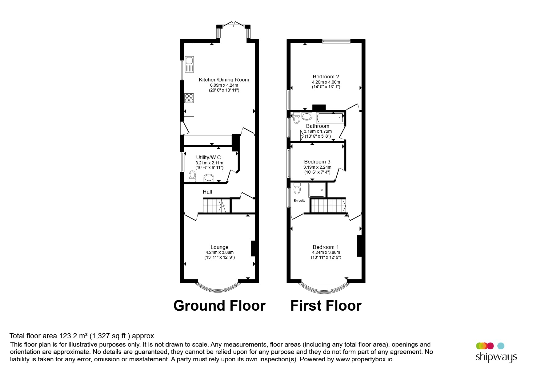 52, Lancaster Road, RUGBY floorplan
