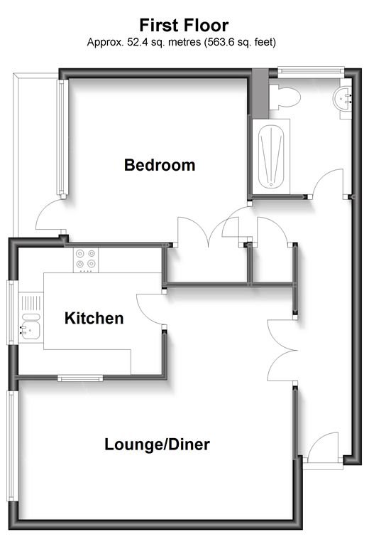 Ferndale Close, Tunbridge Wells, Kent TN2, 1 bedroom flat for sale