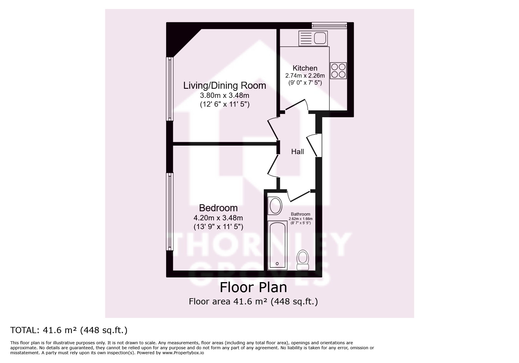 Flat 5, 21, Old Lansdowne Road, Greater Manchester floorplan