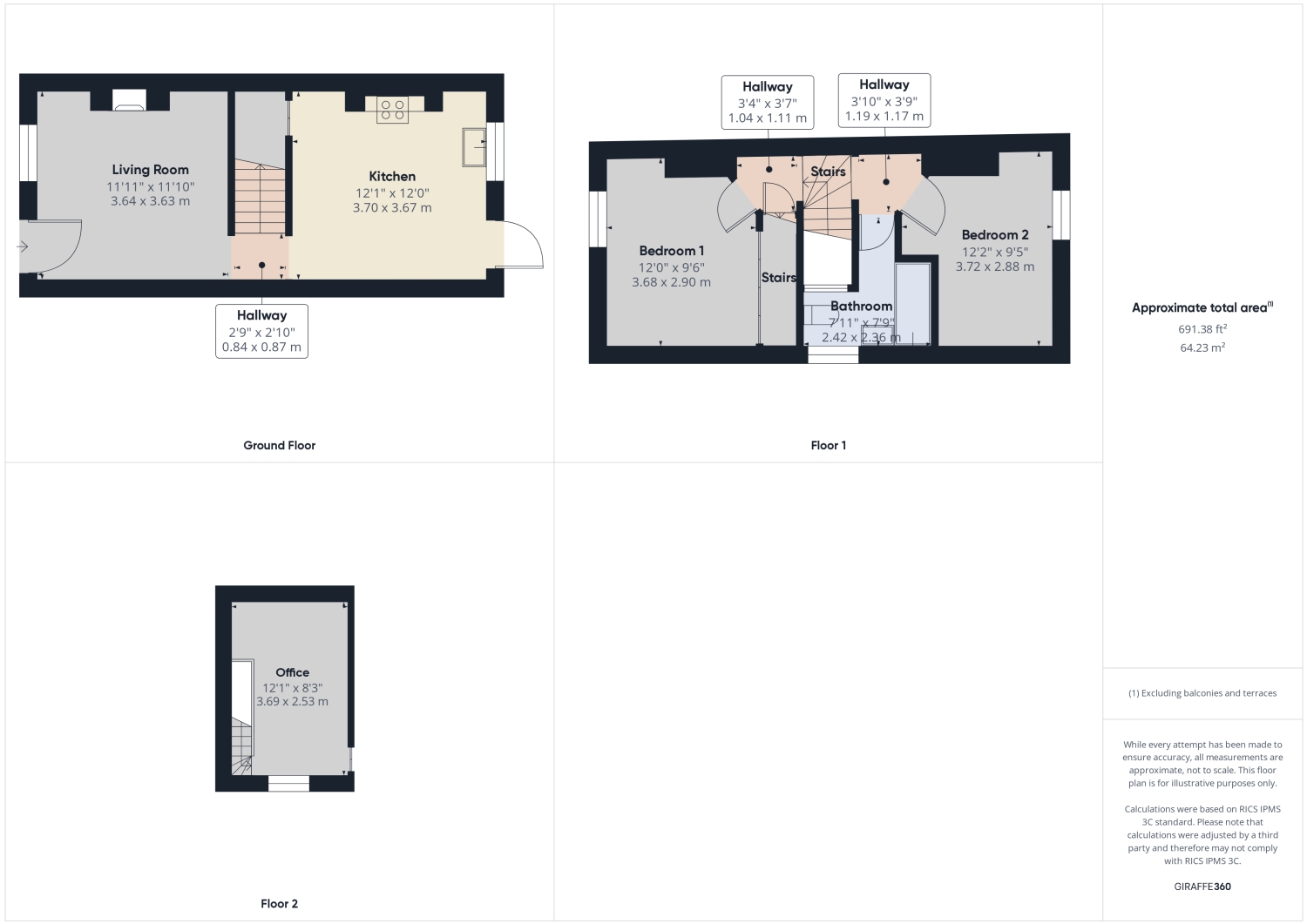 40, Dunalley Parade, Gloucestershire floorplan