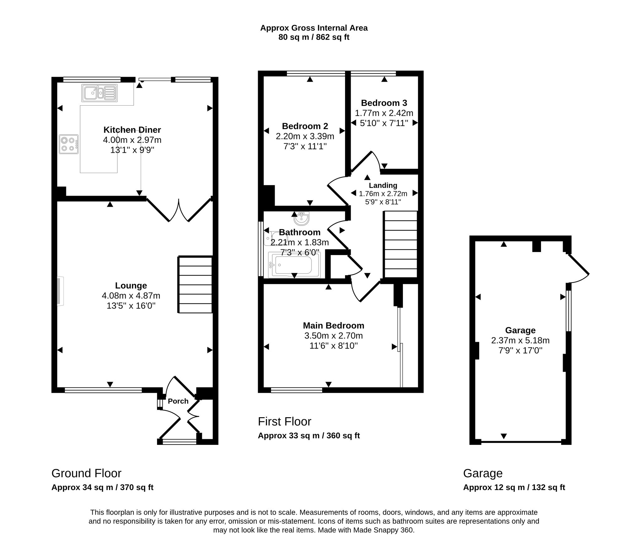 90 Merton Road, Wigan floorplan