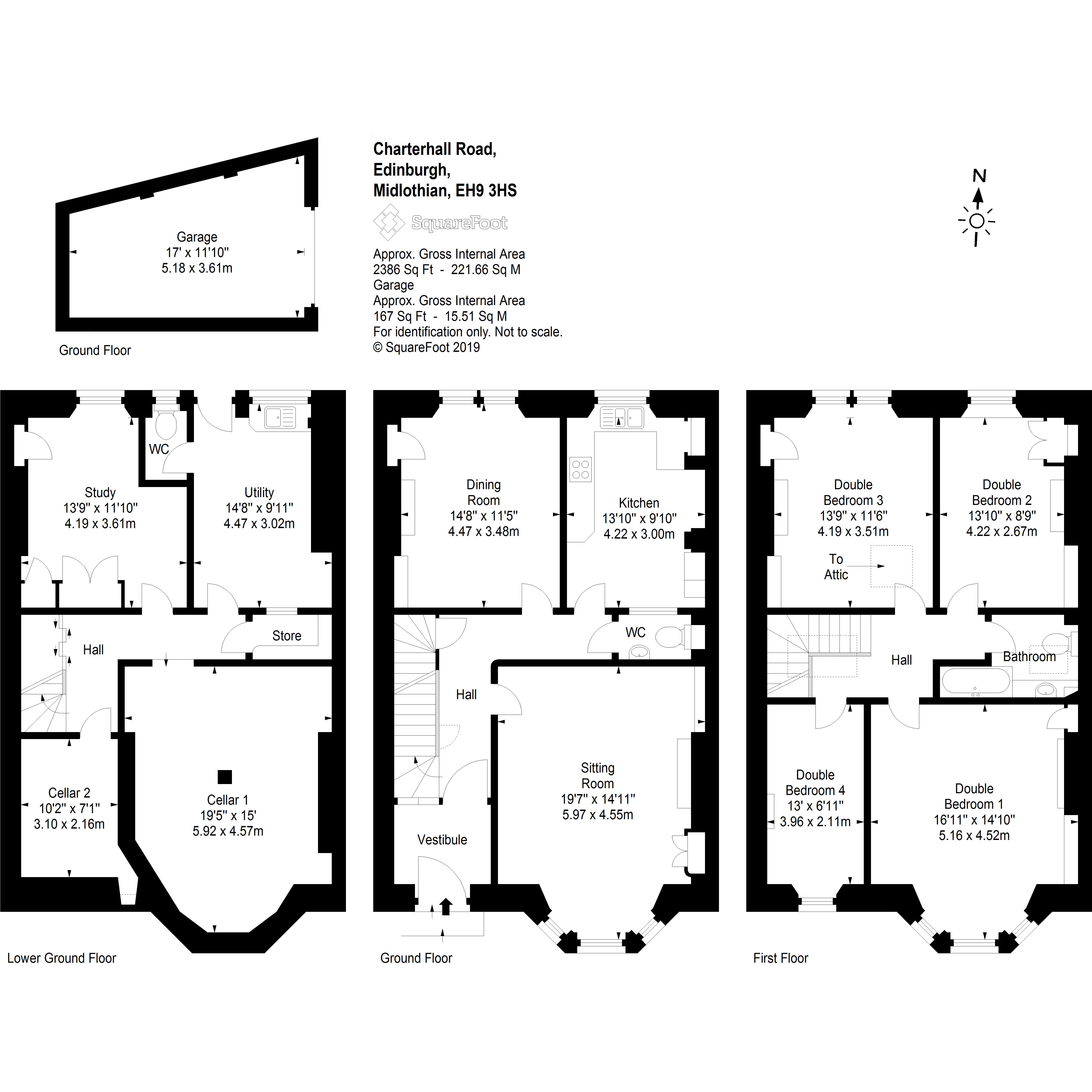 4 Bedrooms Terraced house for sale in 33 Charterhall Road, Blackford EH9